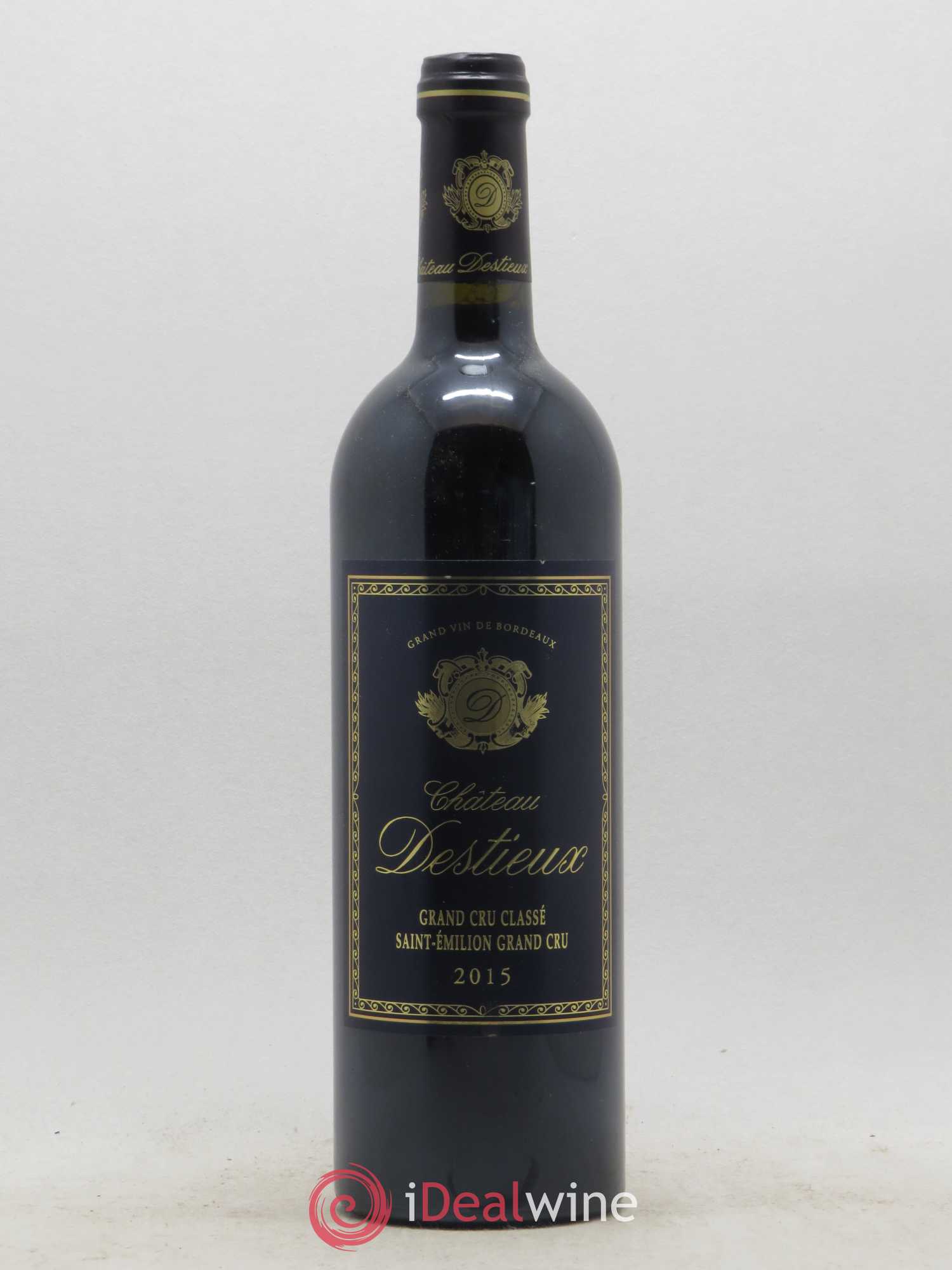 Château Destieux Grand Cru Classé 2015 - Lot de 1 bouteille - 0