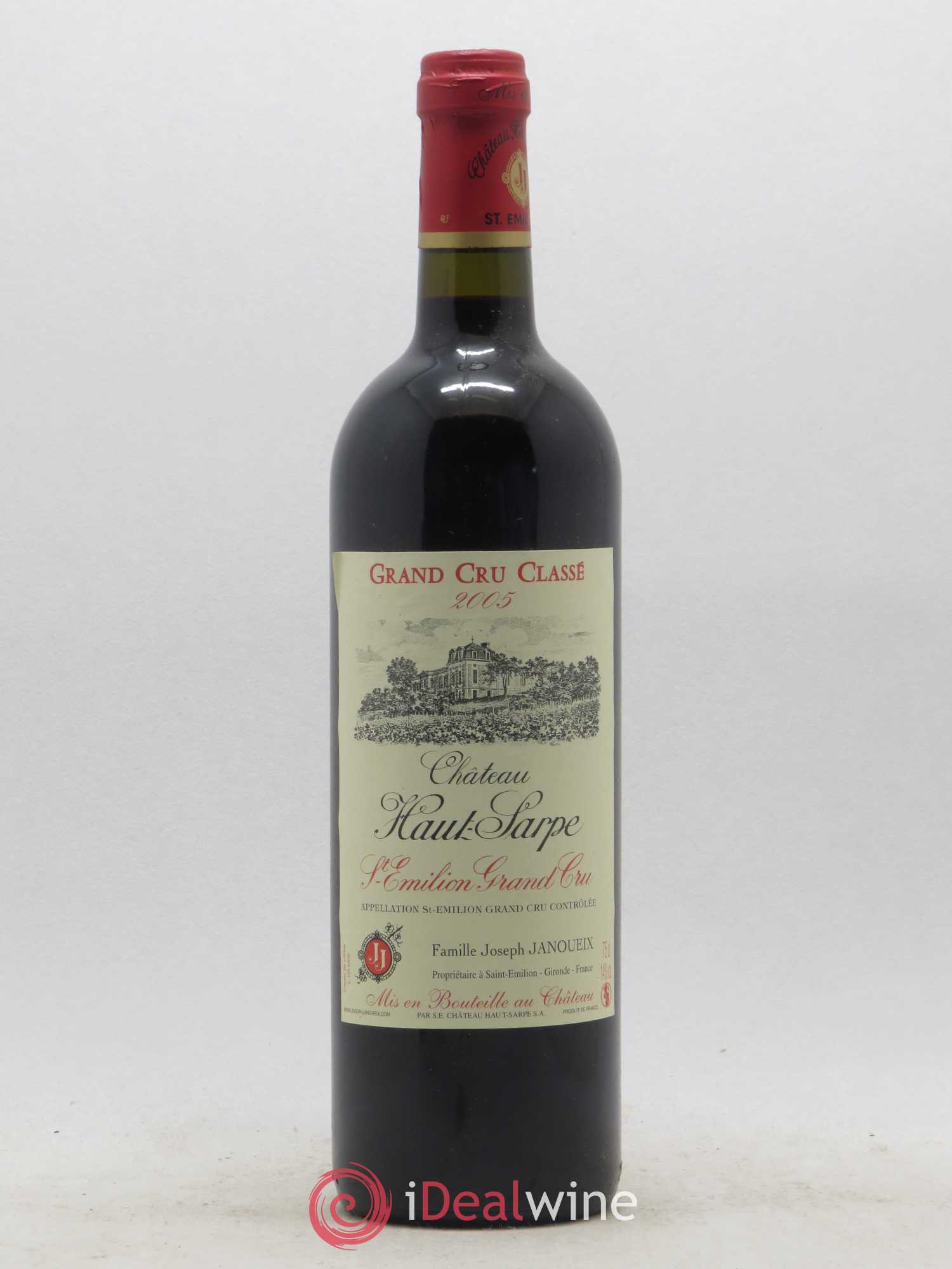 Château Haut Sarpe Grand Cru Classé 2005 - Lot de 1 bouteille - 0