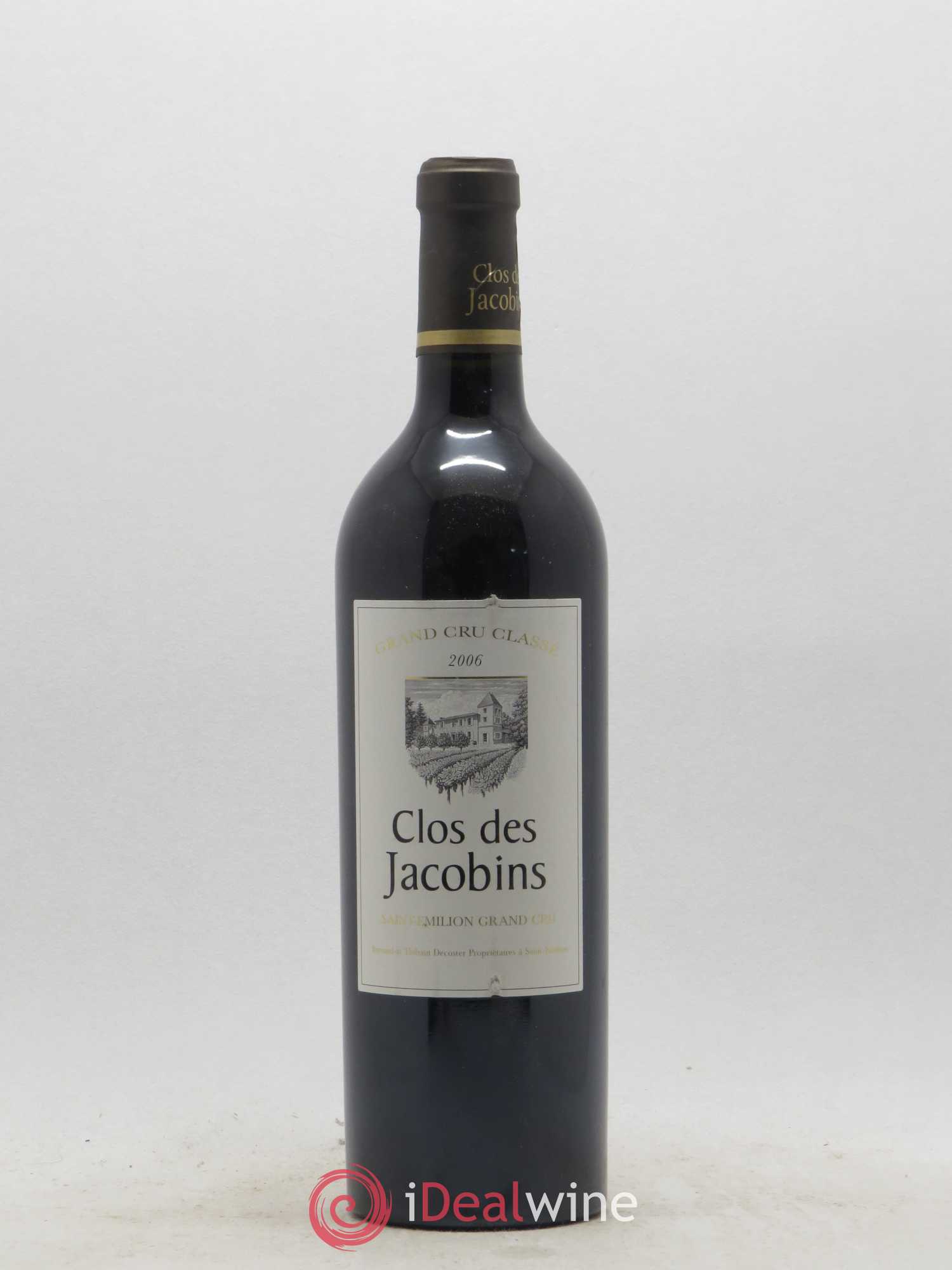 Château Clos des Jacobins Grand Cru Classé 2006 - Lot de 1 bouteille - 0