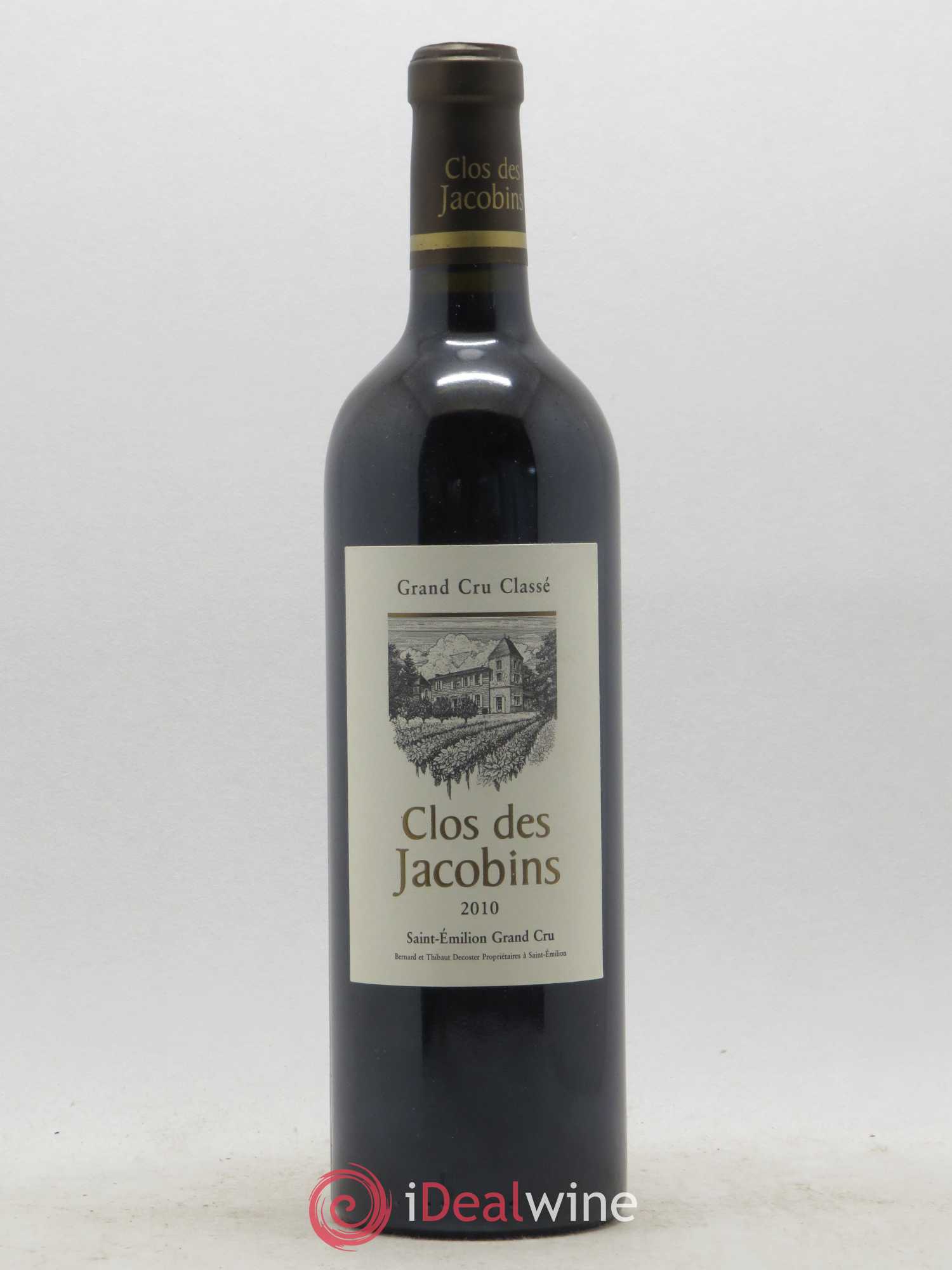 Château Clos des Jacobins Grand Cru Classé 2010 - Lot de 1 bouteille - 0