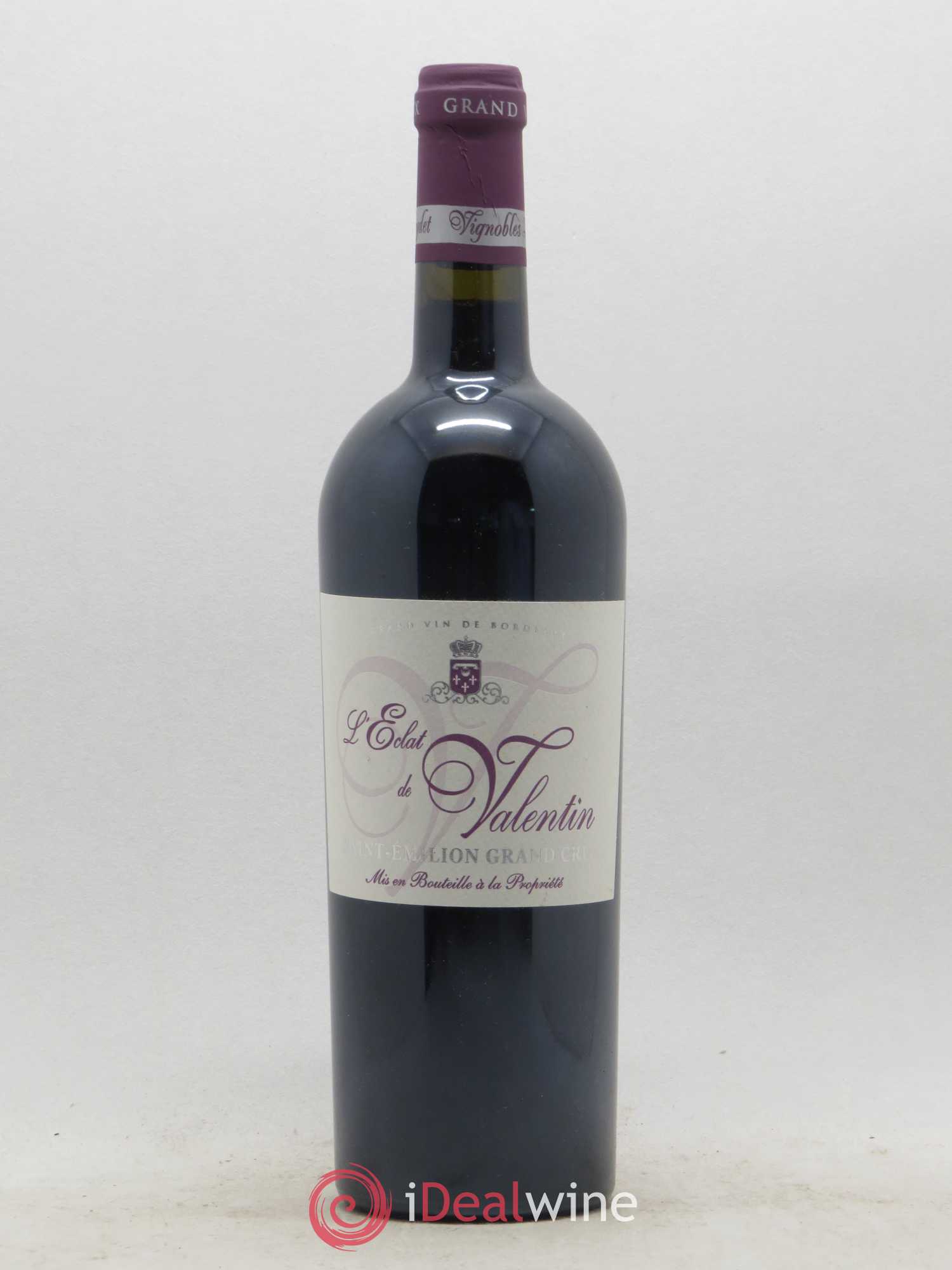 Saint-Émilion Grand Cru Eclat de Valentin 2012 - Posten von 1 Flasche - 0