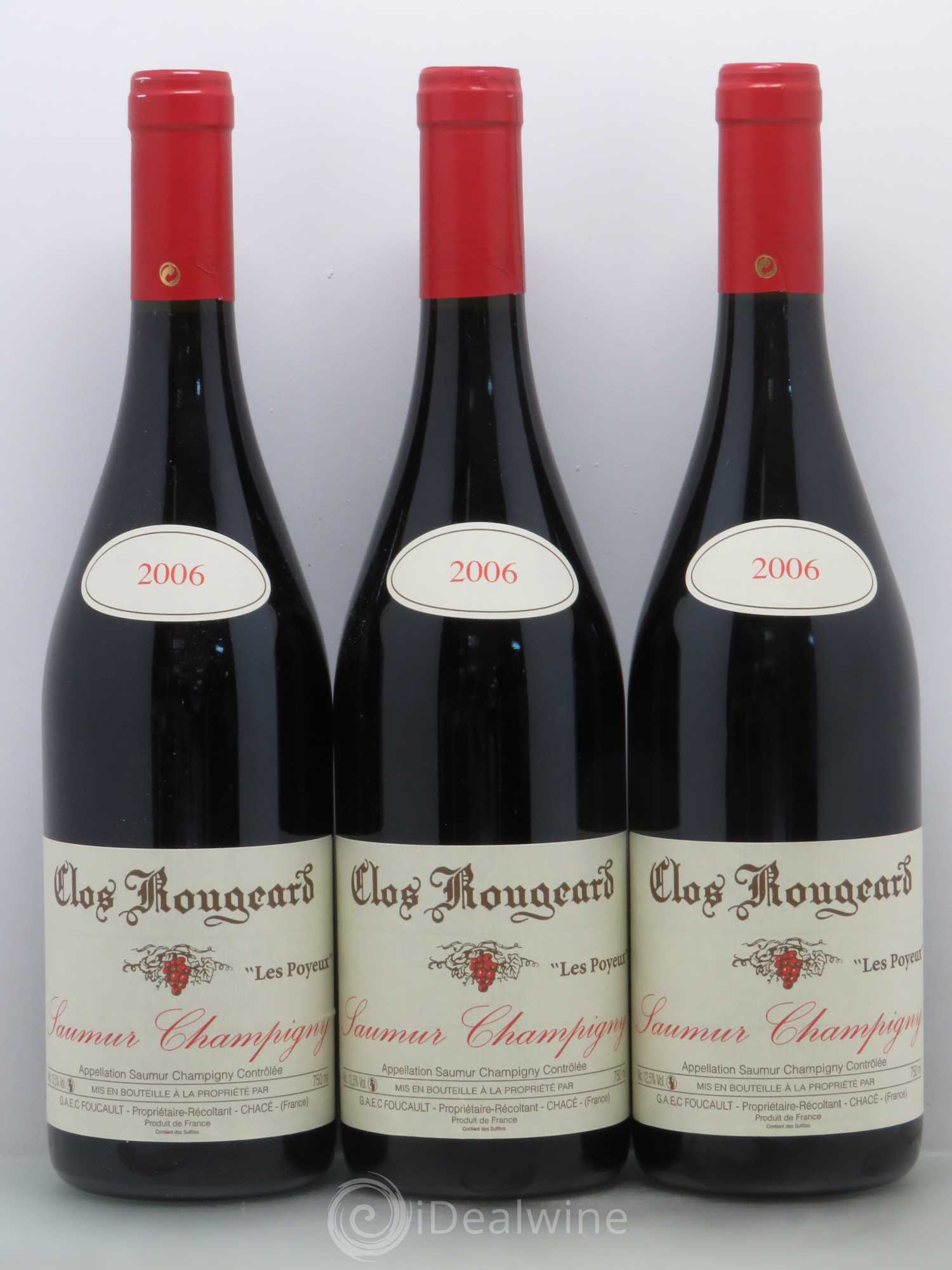 Saumur-Champigny Les Poyeux Clos Rougeard 2006 - Lot de 3 bouteilles - 0