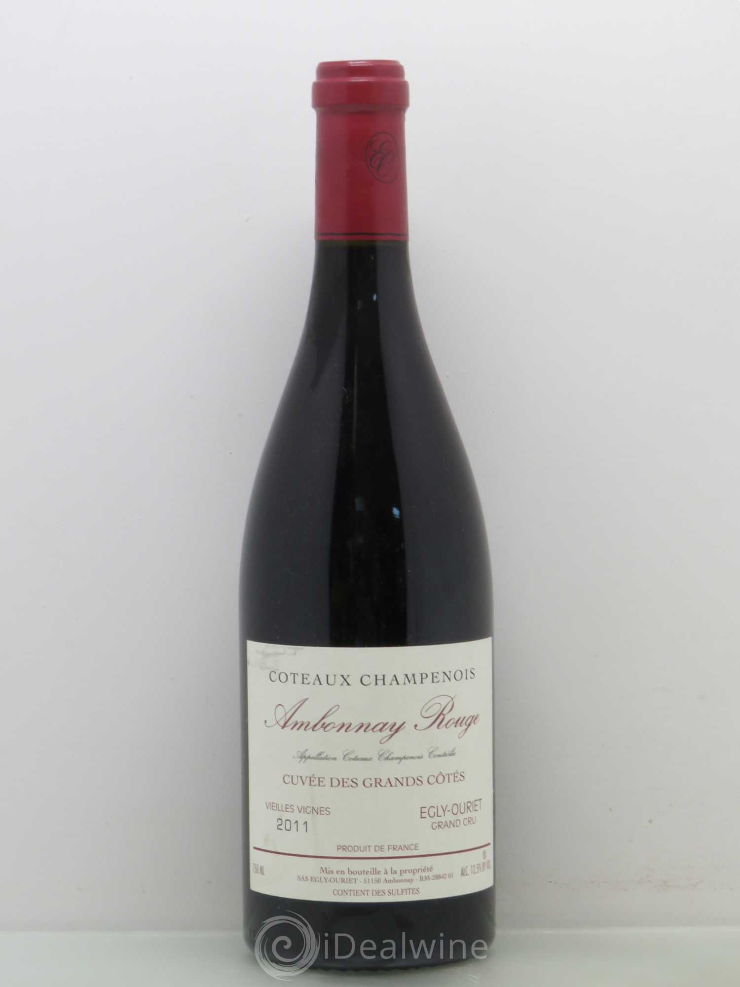 Ambonnay Cuvée des Grands Côtés VV Grand Cru Egly-Ouriet 2011 - Lot de 1 bouteille - 0