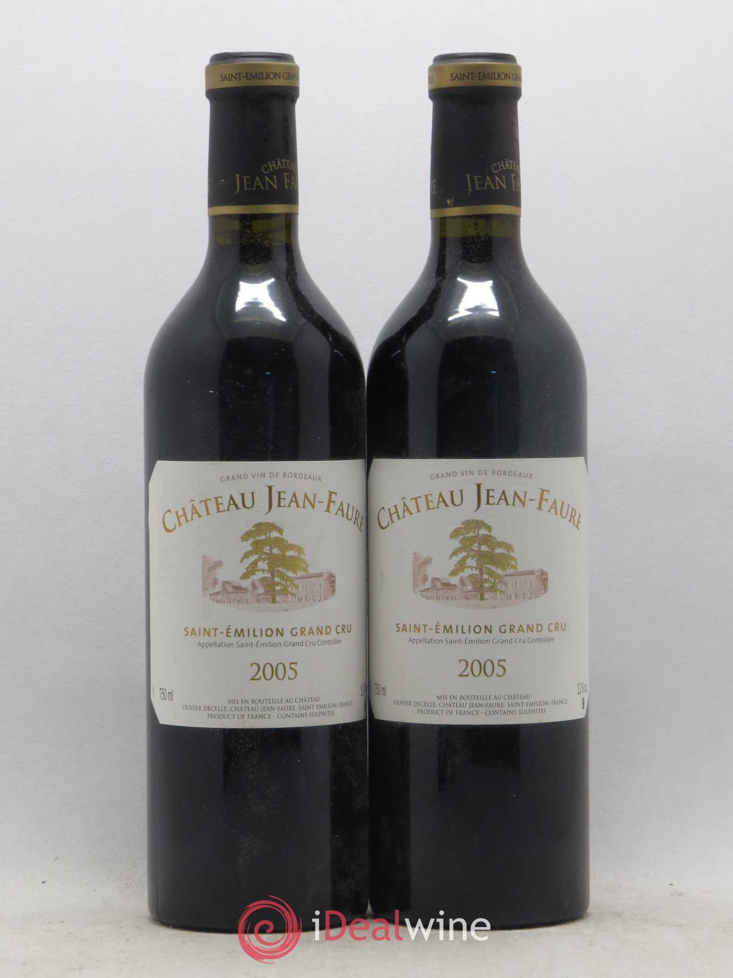 Château Jean Faure Grand Cru Classé 2005 - Lot de 2 bouteilles - 0