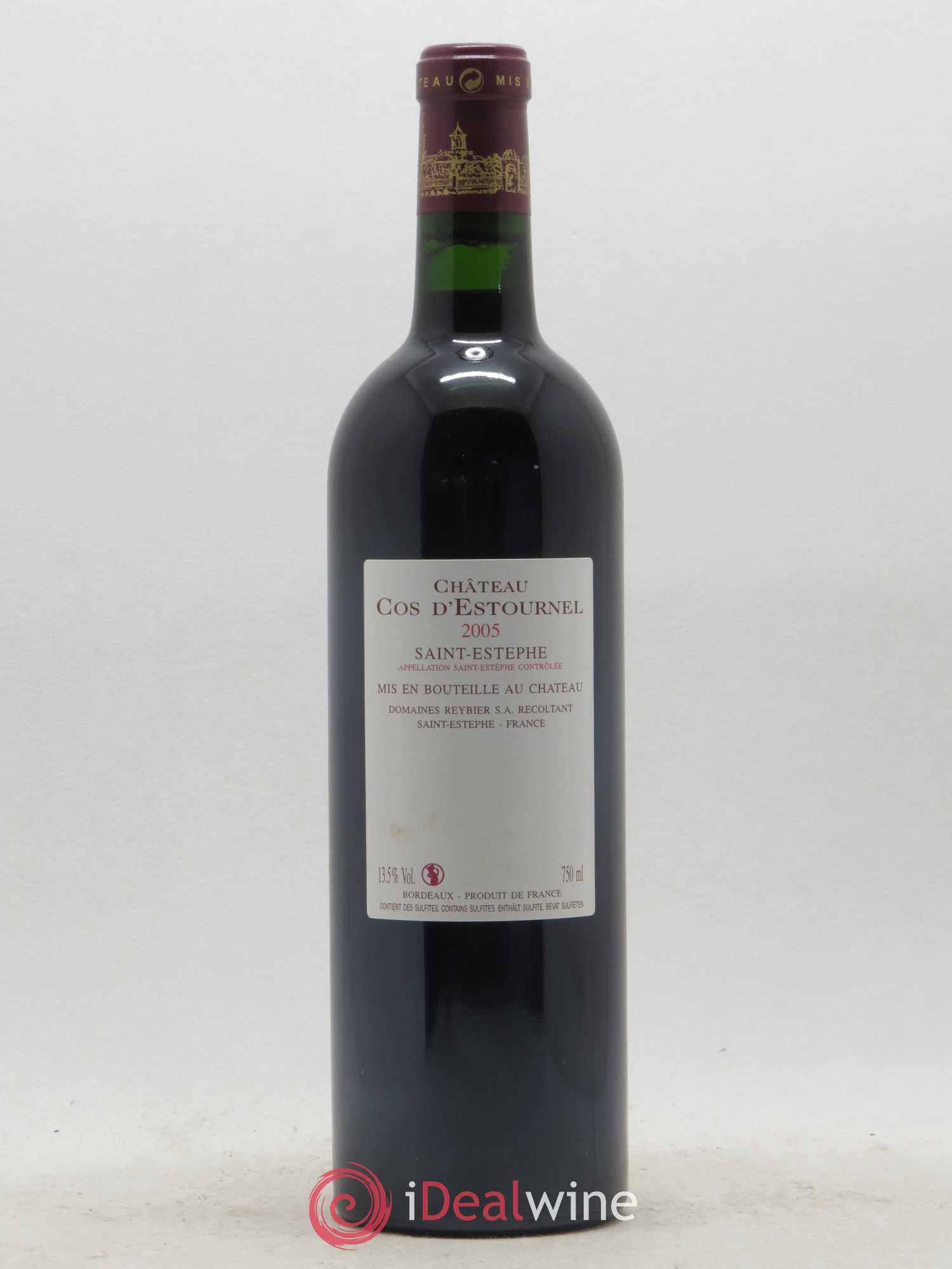 Cos d'Estournel 2ème Grand Cru Classé 2005 - Lot de 1 bouteille - 1