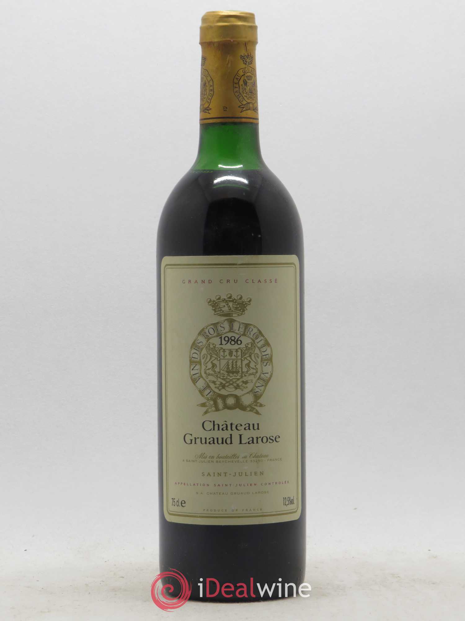 Château Gruaud Larose 2ème Grand Cru Classé 1986 - Lot de 1 bouteille - 0