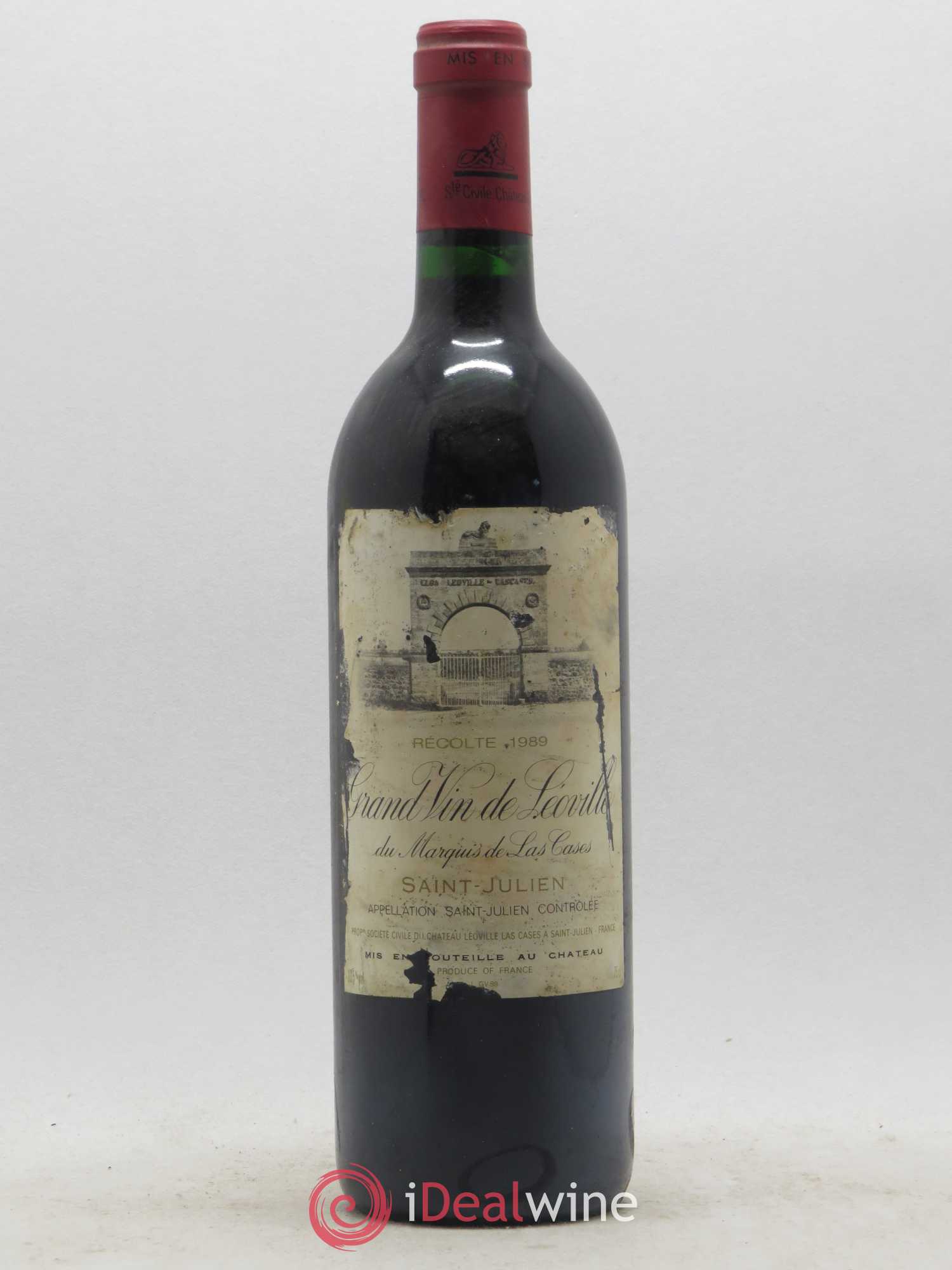 Château Léoville Las Cases 2ème Grand Cru Classé 1989 - Lot de 1 bouteille - 0