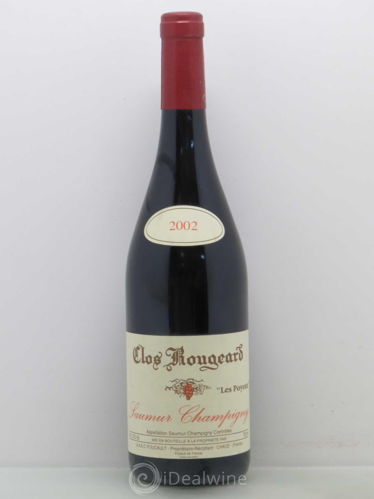 Saumur-Champigny Les Poyeux Clos Rougeard 2002 - Lot de 1 bouteille - 0