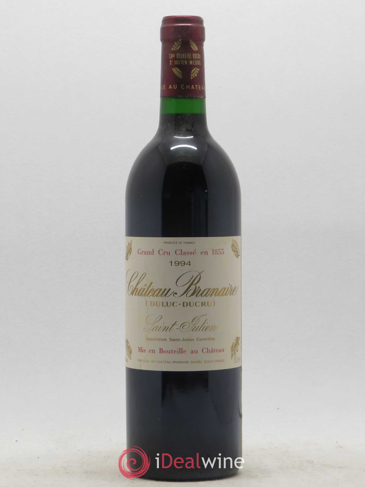 Château Branaire Ducru 4ème Grand Cru Classé 1994 - Lot de 1 bouteille - 0