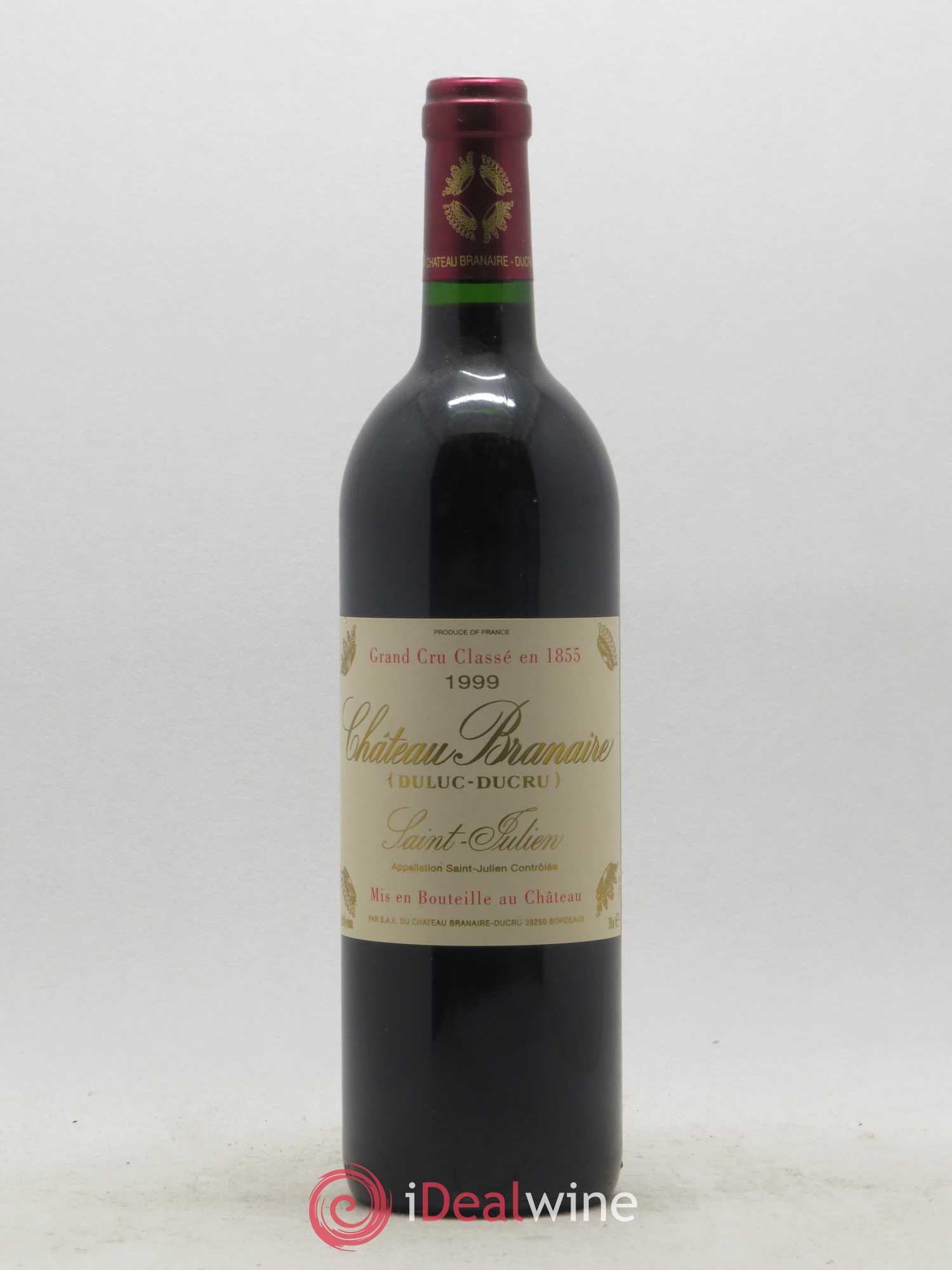 Château Branaire Ducru 4ème Grand Cru Classé 1999 - Lot de 1 bouteille - 0