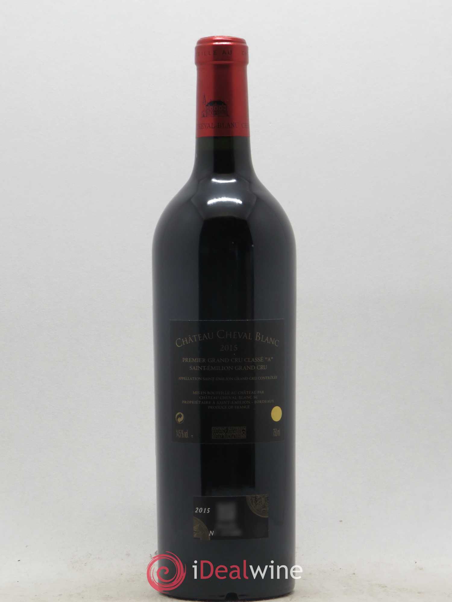 Château Cheval Blanc 1er Grand Cru Classé A 2015 - Lot de 1 bouteille - 1