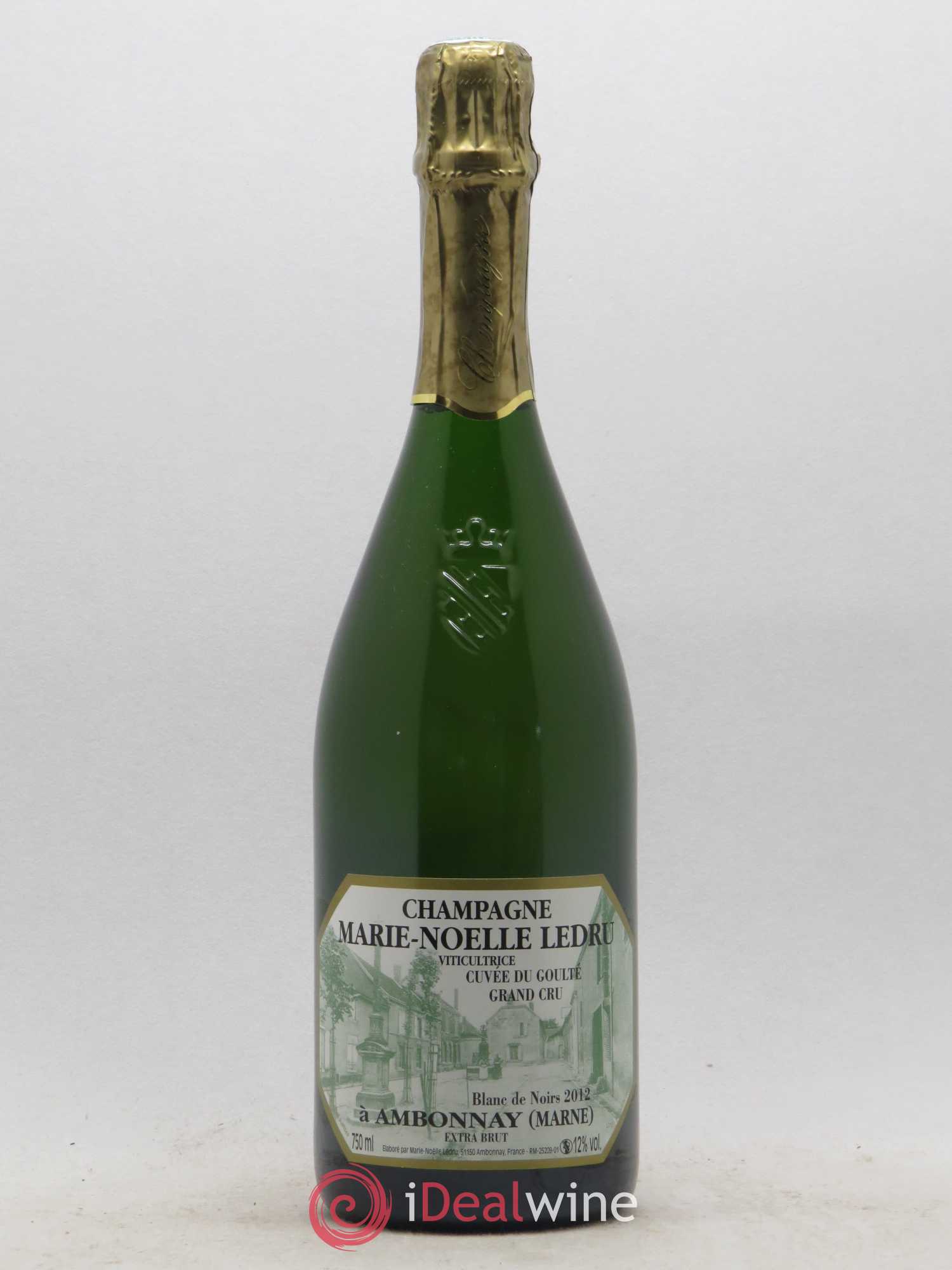 Champagne Marie-Noëlle Ledru Cuvée du Goulté Blanc de Noirs Extra Brut 2012 - Posten von 1 Flasche - 0