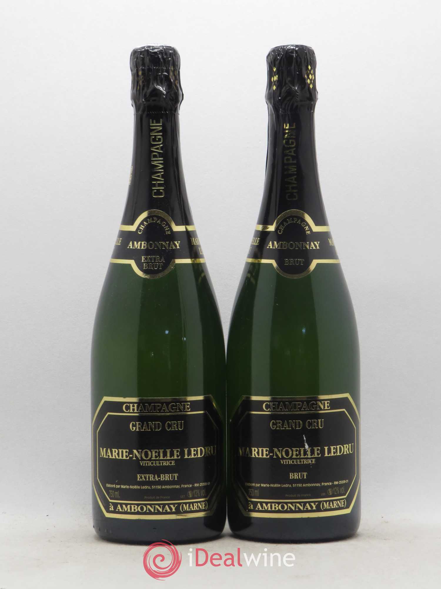 Champagne Marie-Noëlle Ledru Grand Cru Extra Brut - Posten von 2 Flaschen - 0