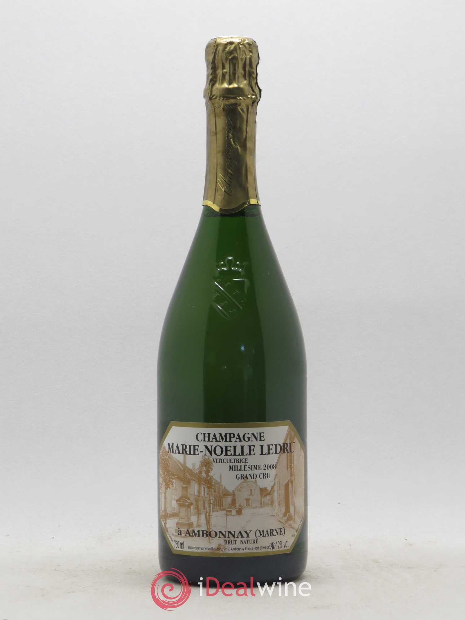 Champagne Marie-Noëlle Ledru Ambonnay Grand Cru Brut Nature 2008 - Posten von 1 Flasche - 0