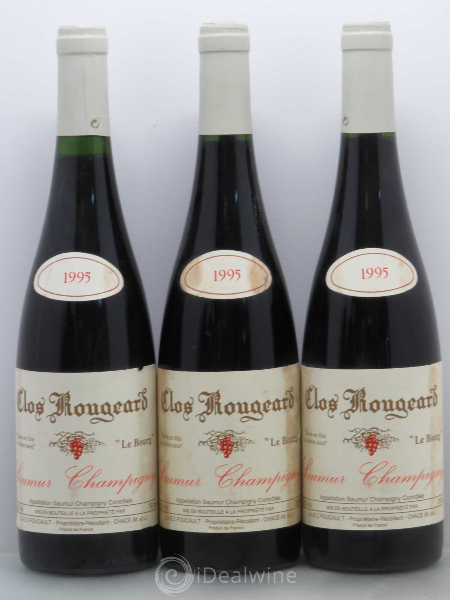 Saumur-Champigny Le Bourg Clos Rougeard 1995 - Lot de 6 bouteilles - 1