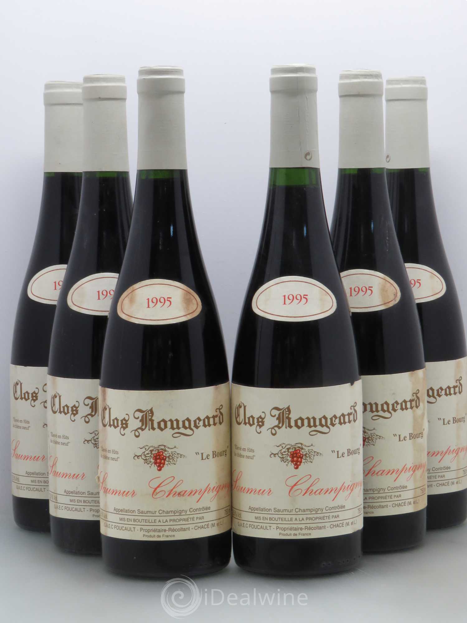 Saumur-Champigny Le Bourg Clos Rougeard 1995 - Lot de 6 bouteilles - 0