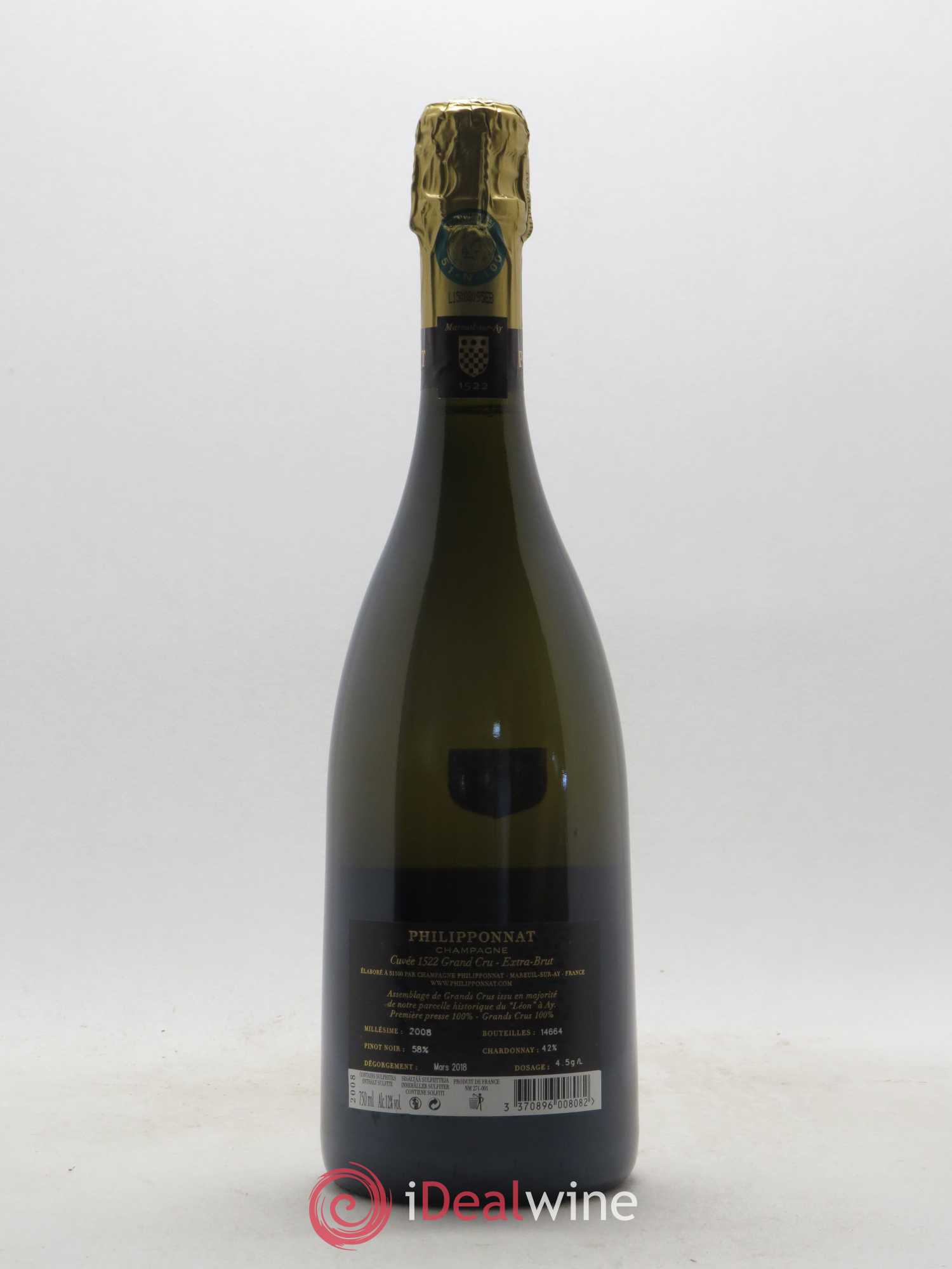 Champagne 2008 - Posten von 1 Flasche - 1