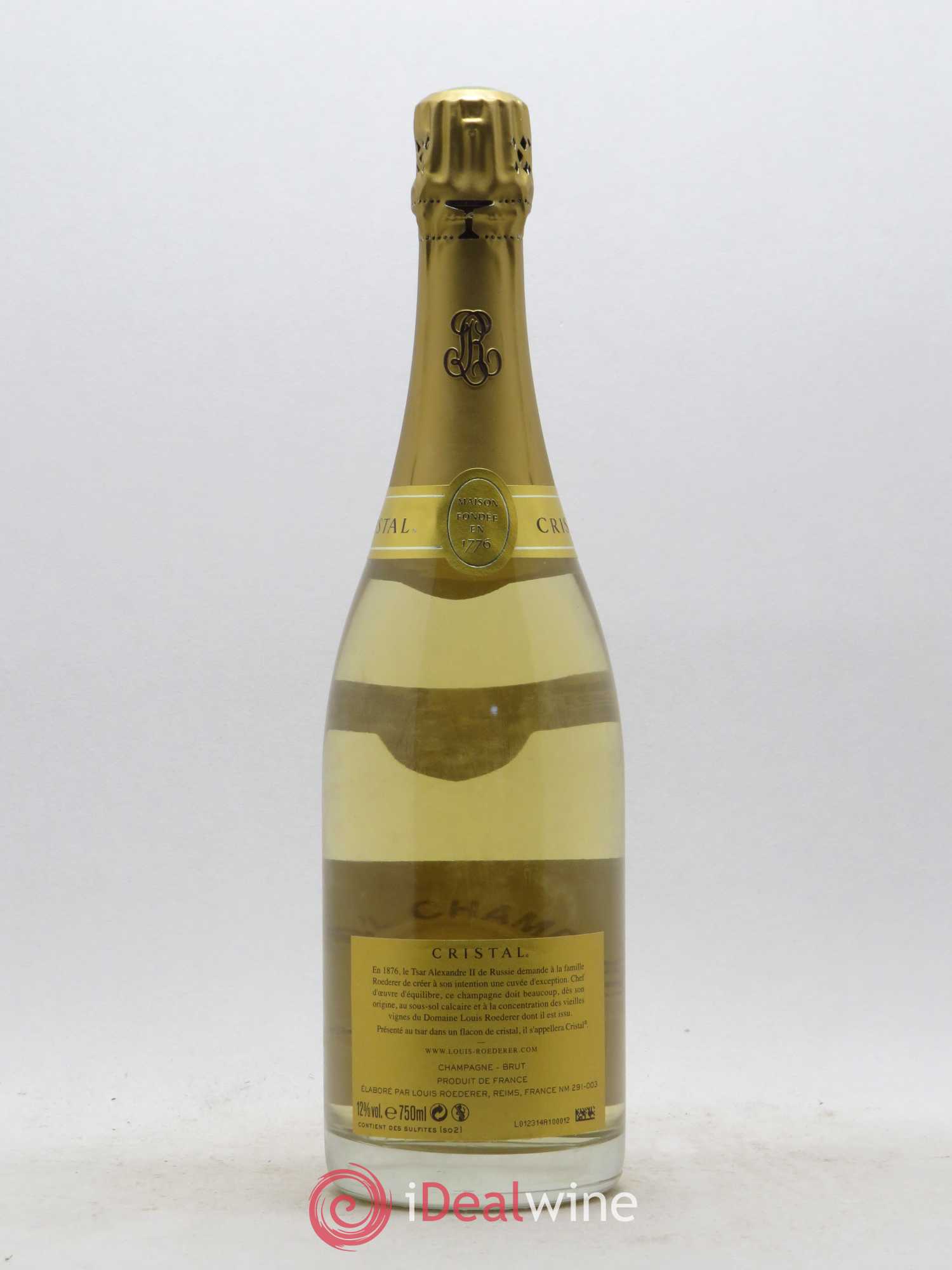 Cristal Louis Roederer 2008 - Lot de 1 bouteille - 1