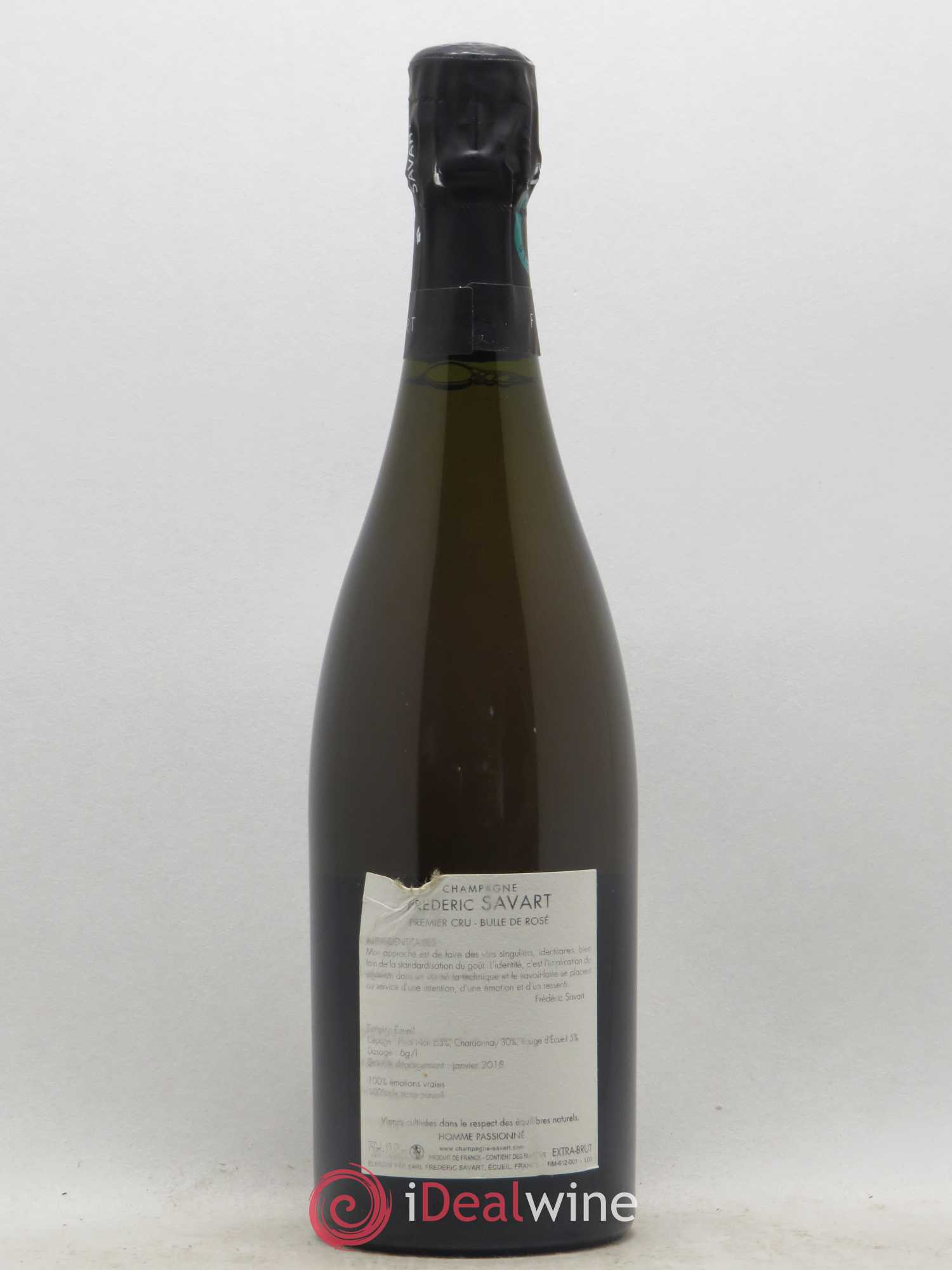 Champagne - Bulle de Rosé Premier Cru Extra Brut Frédéric Savart - Posten von 1 Flasche - 1