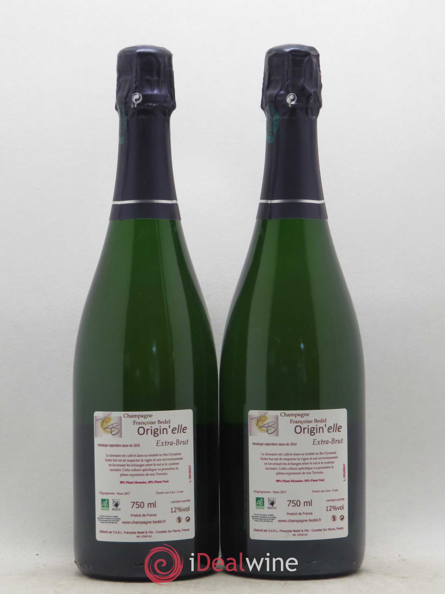 Origin'elle Brut Françoise Bedel et Fils - Lot de 2 bouteilles - 1