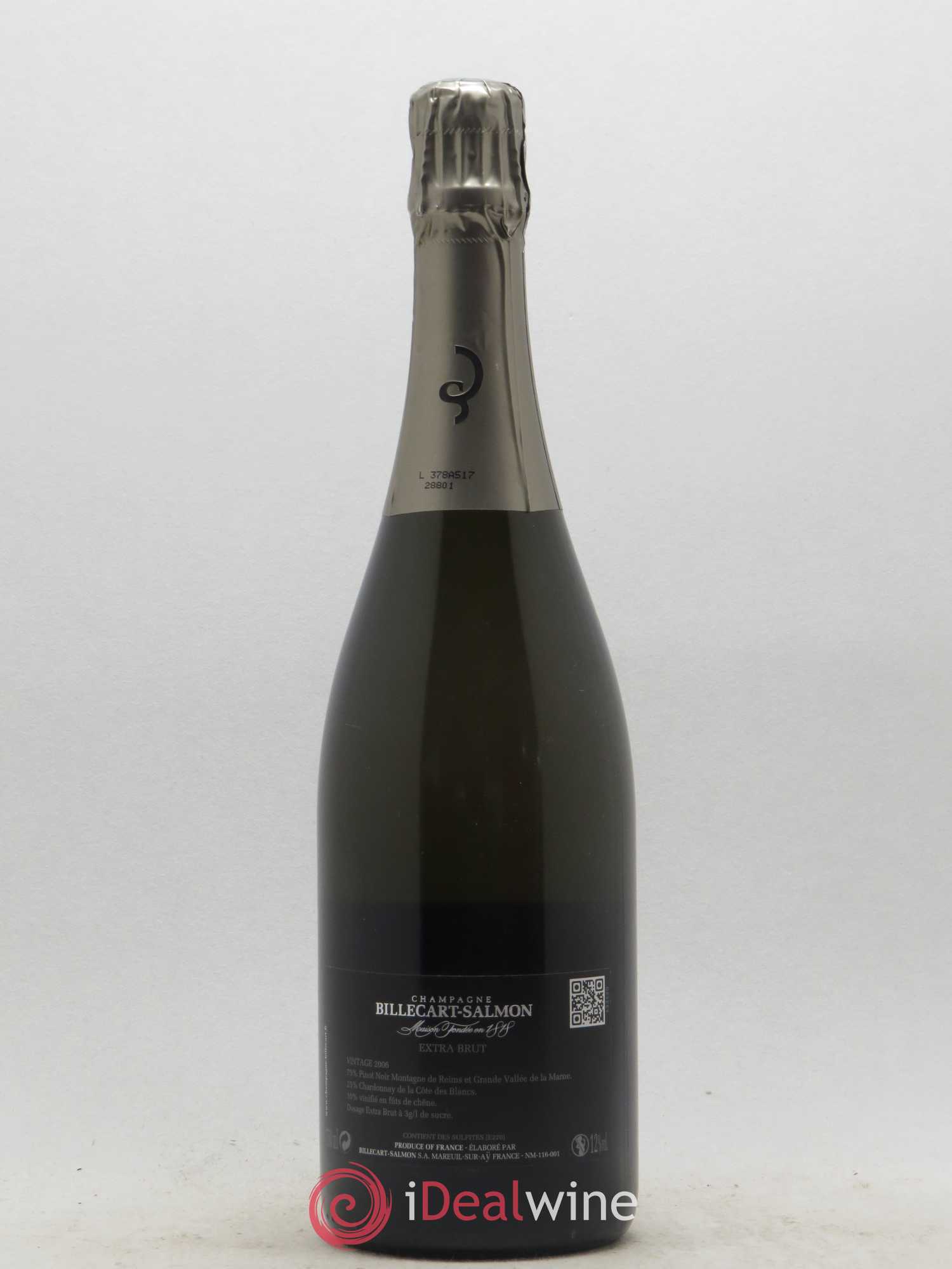Extra-Brut Billecart-Salmon 2006 - Lot de 1 bouteille - 1