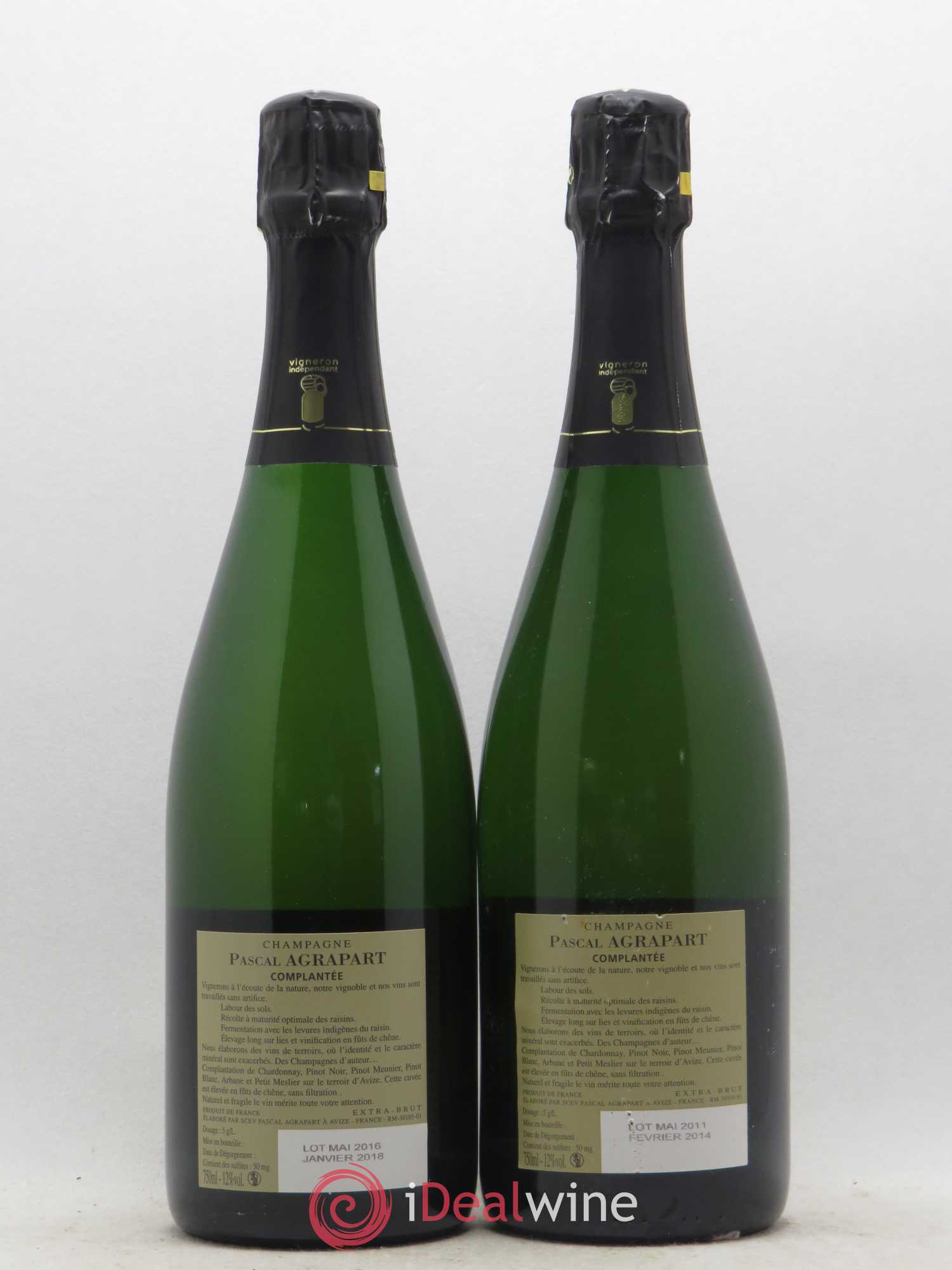Complantée Extra-Brut Agrapart & Fils - Posten von 2 Flaschen - 1