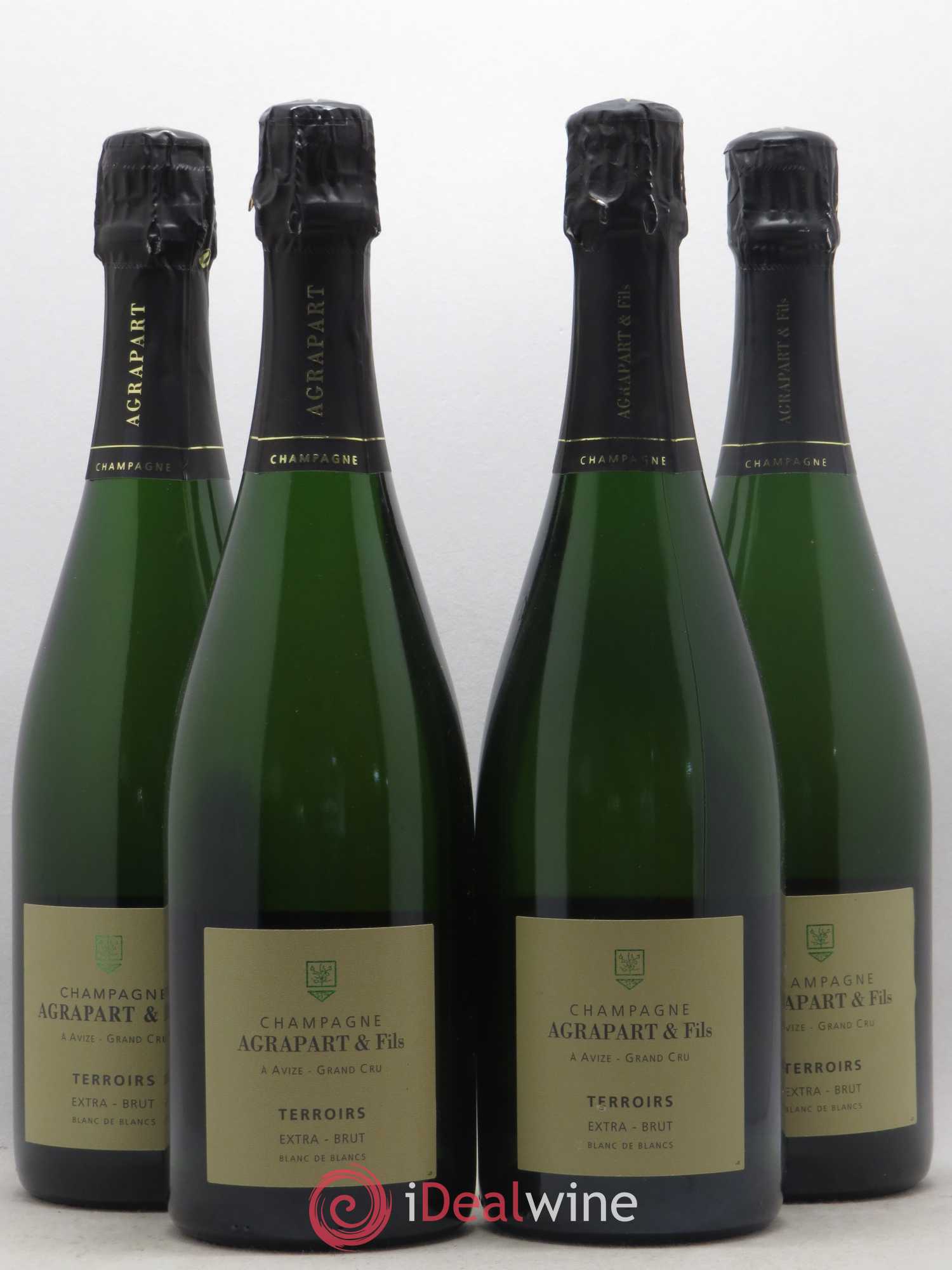 Terroirs Blanc de Blancs Extra-Brut Agrapart & Fils - Lot de 4 bouteilles - 0