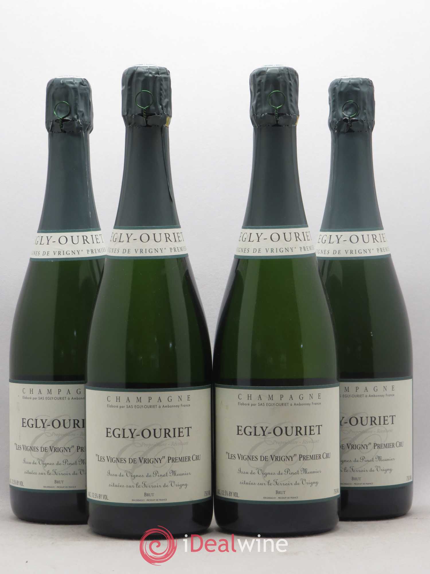 Champagne Egly-Ouriet Vignes de Vrigny - Posten von 4 Flaschen - 0