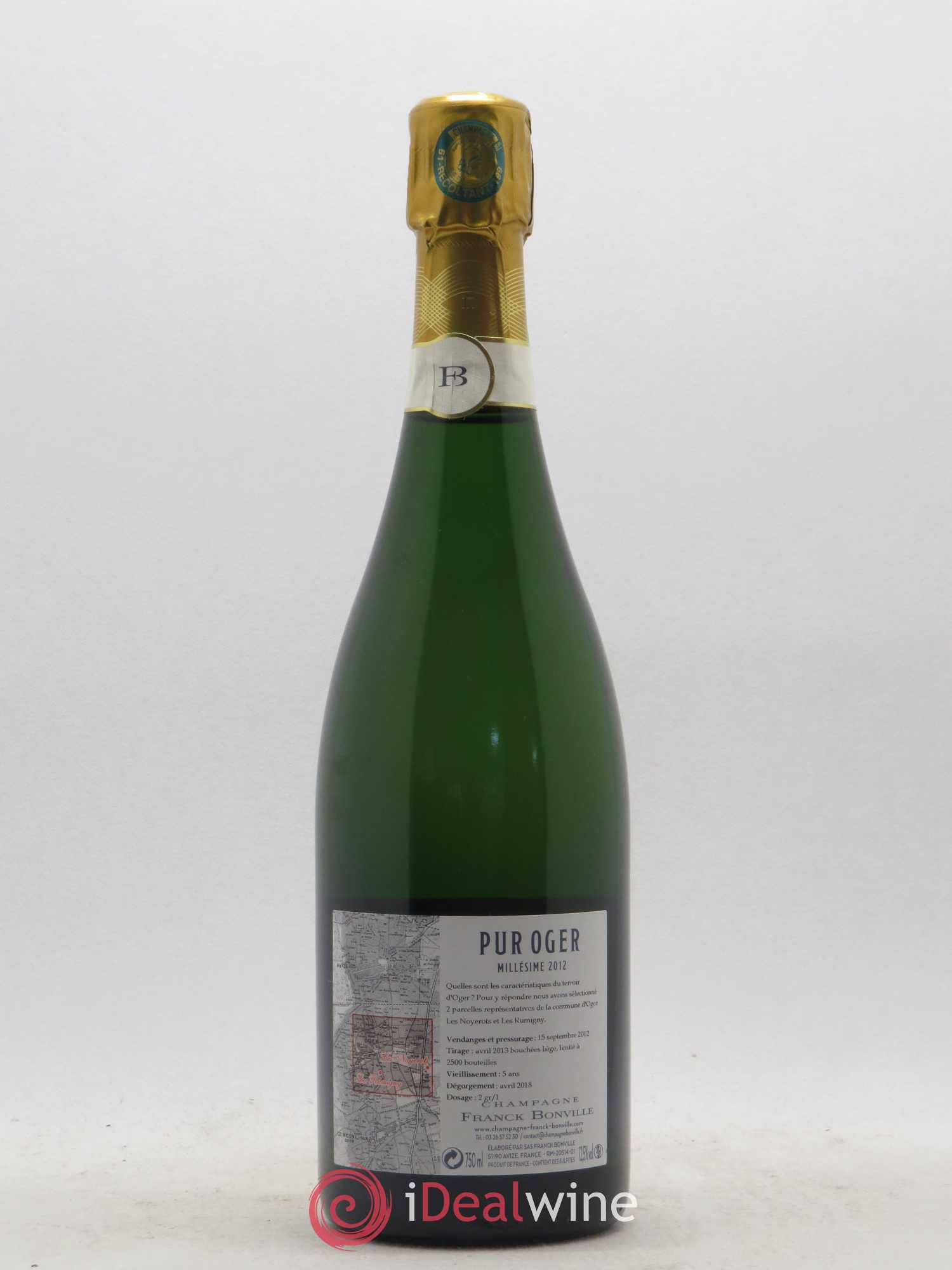 Champagne 2012 - Posten von 1 Flasche - 1