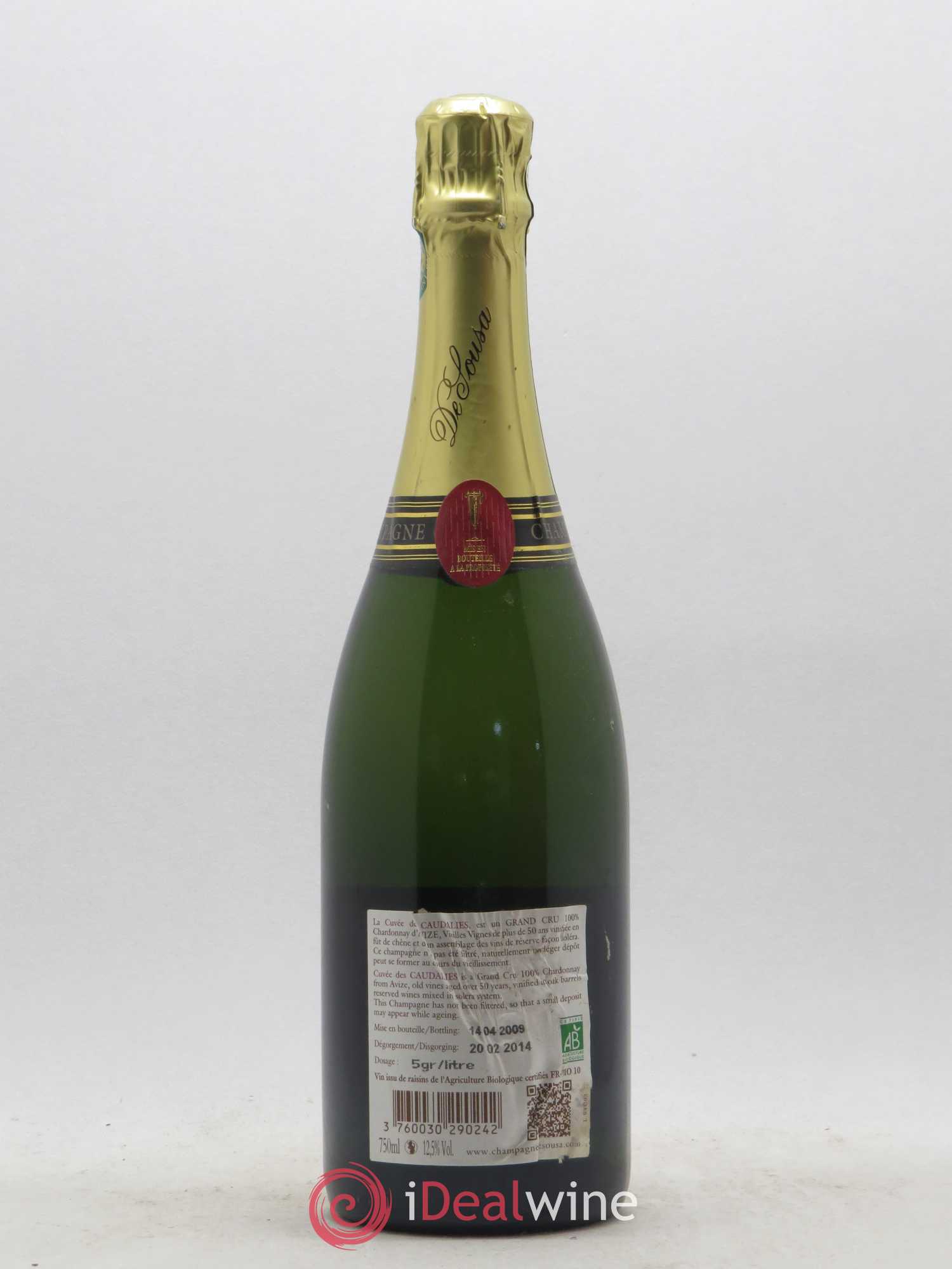 Cuvée des Caudalies Grand Cru Extra-Brut De Sousa - Posten von 1 Flasche - 1