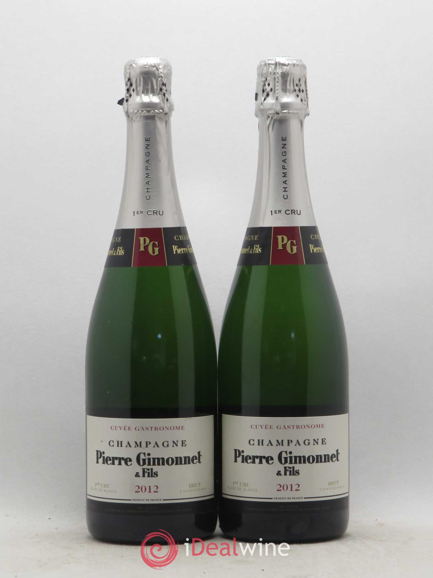 Gastronome Pierre Gimonnet Premier Cru Brut Blanc de Blancs 2012 - Posten von 2 Flaschen - 0