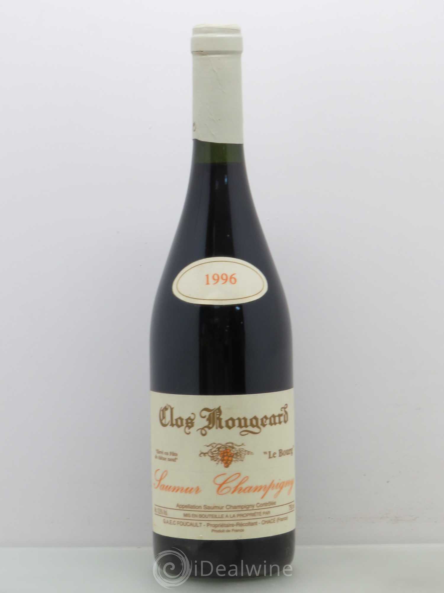 Saumur-Champigny Le Bourg Clos Rougeard 1996 - Lot de 1 bouteille - 0