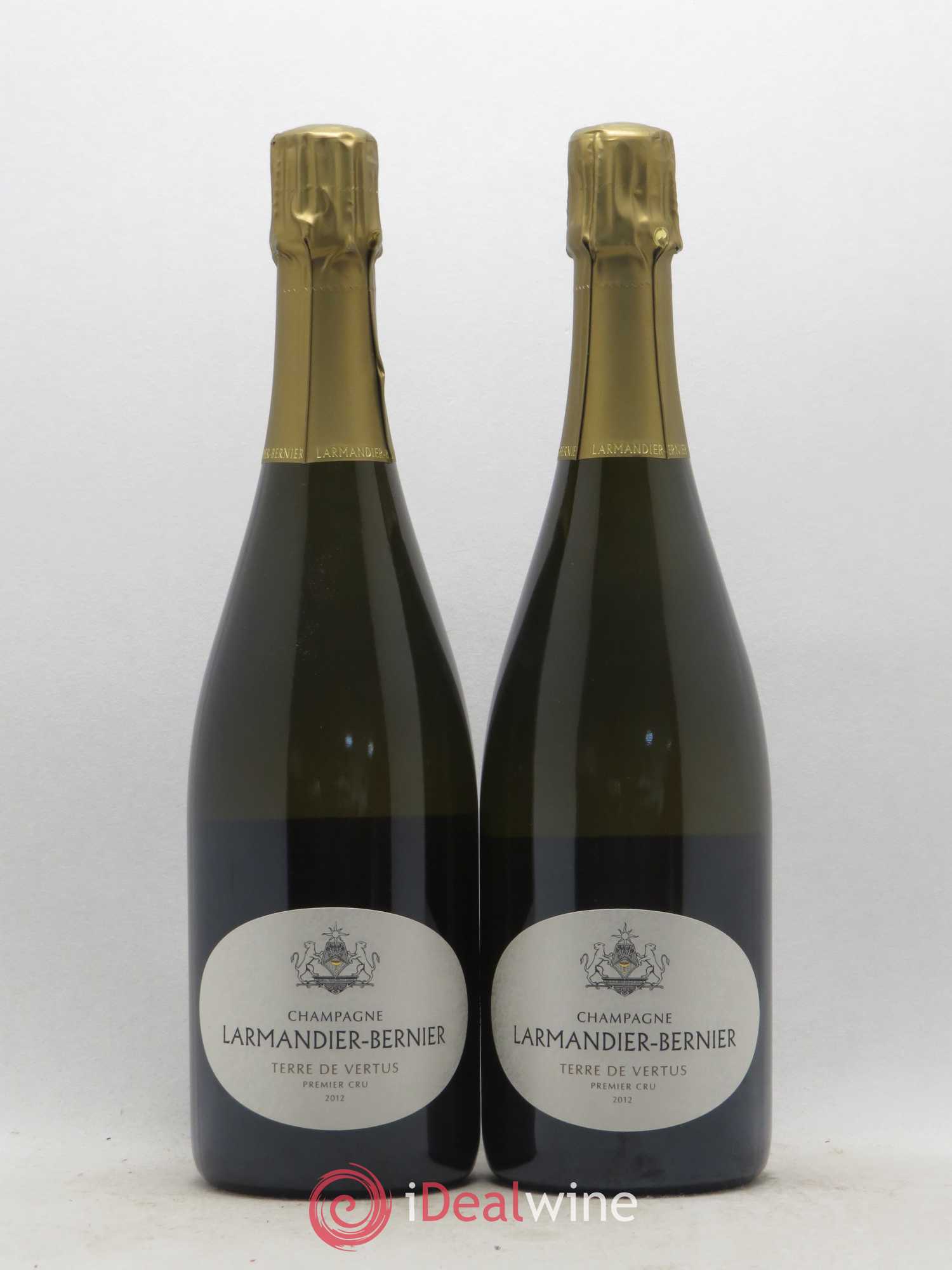 Terre de Vertus 1er Cru Non dosé Larmandier-Bernier 2012 - Lot de 2 bouteilles - 0