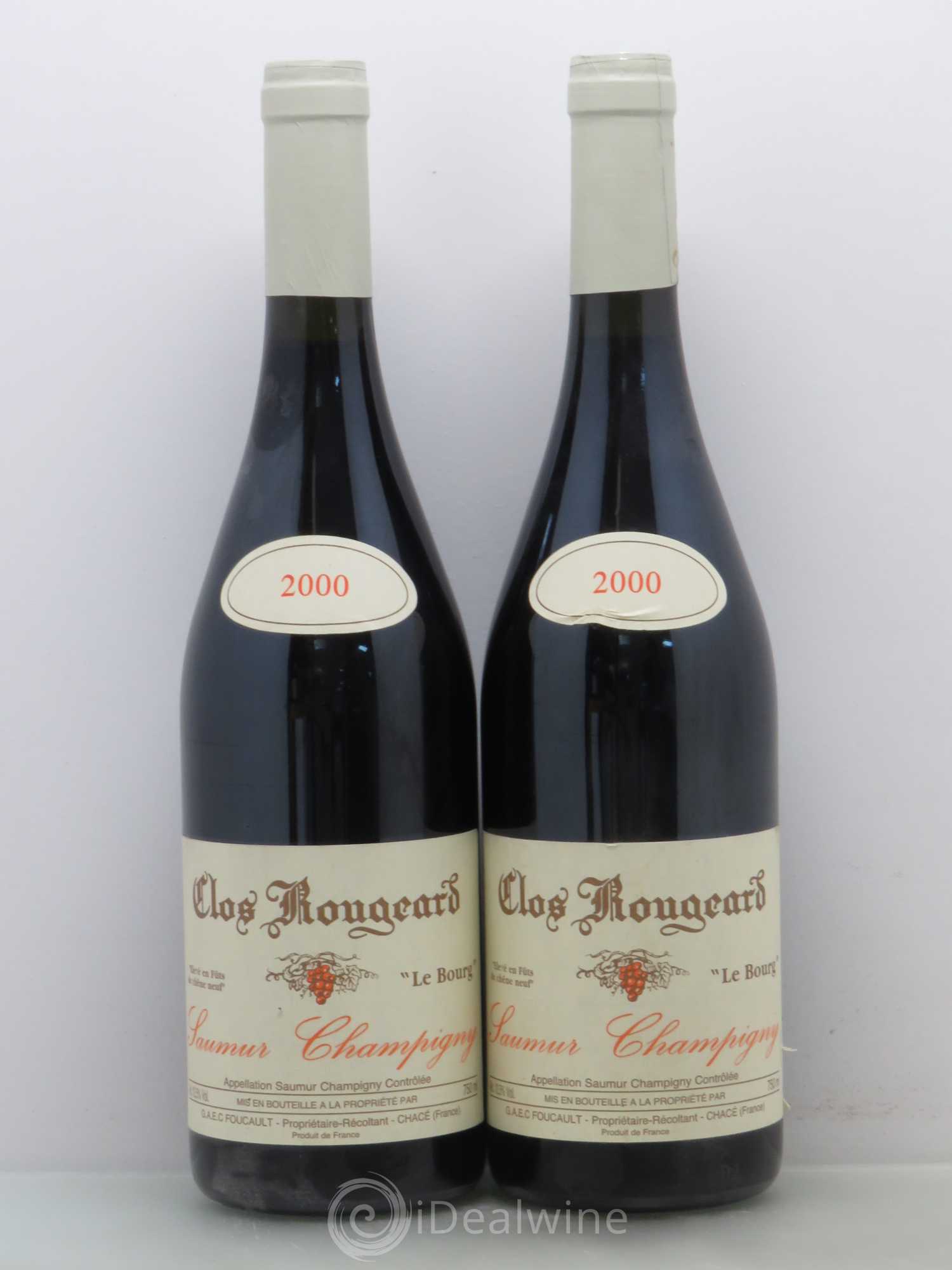 Saumur-Champigny Le Bourg Clos Rougeard 2000 - Lot de 2 bouteilles - 0