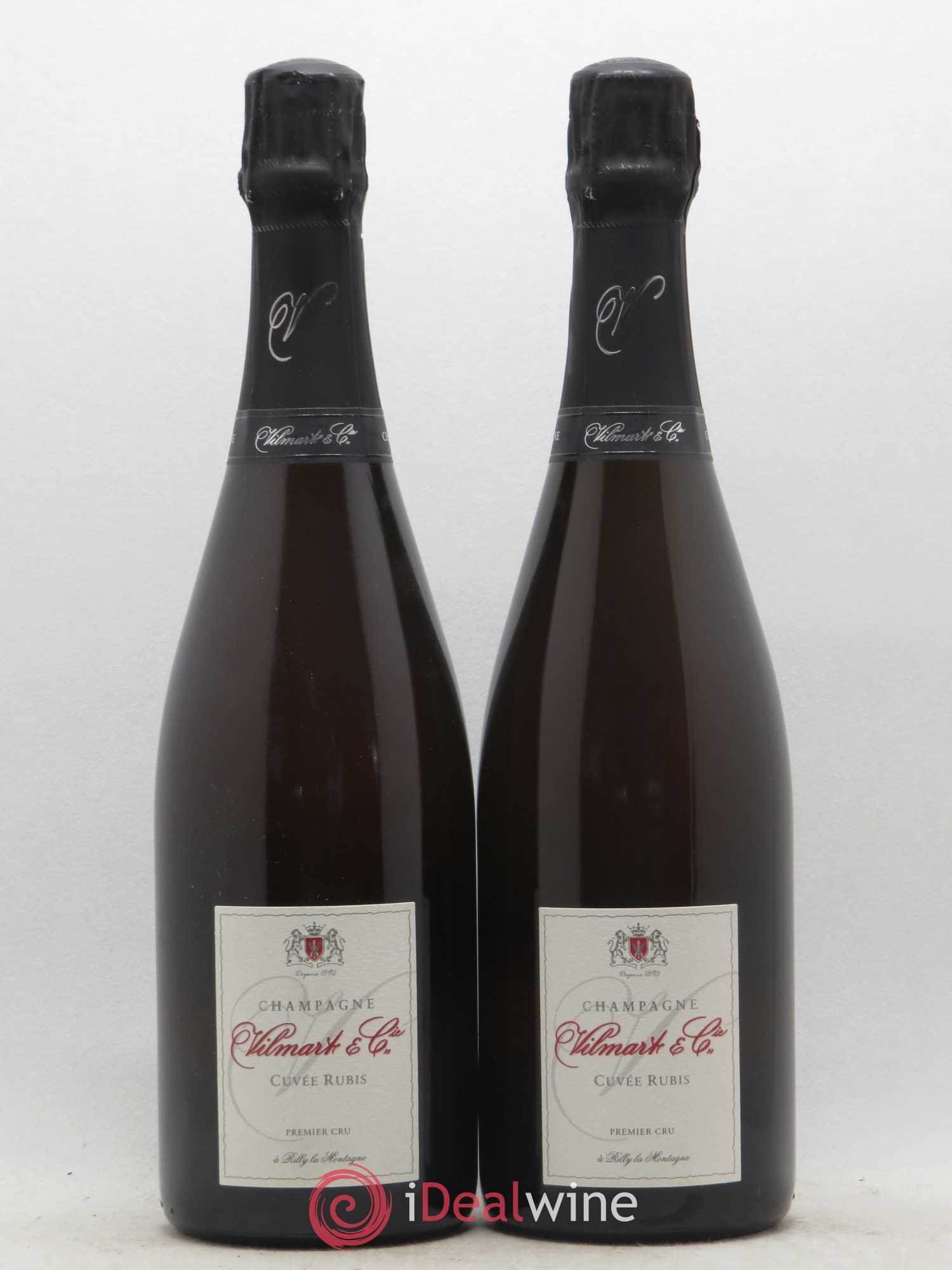 Champagne - Vilmart Cuvée Rubis Premier Cru Brut - Posten von 2 Flaschen - 0