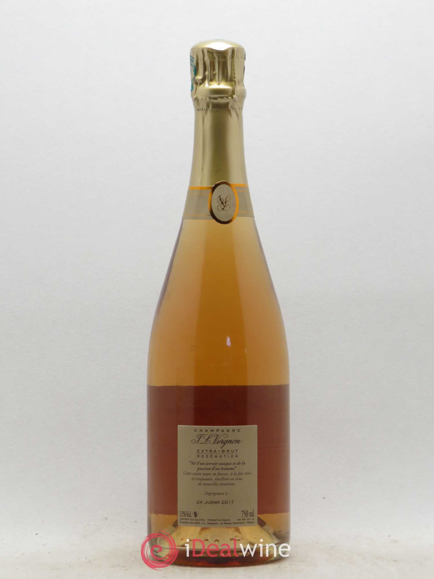 Champagne - Vergnon Rosémotion Grand Cru Extra Brut - Posten von 1 Flasche - 1