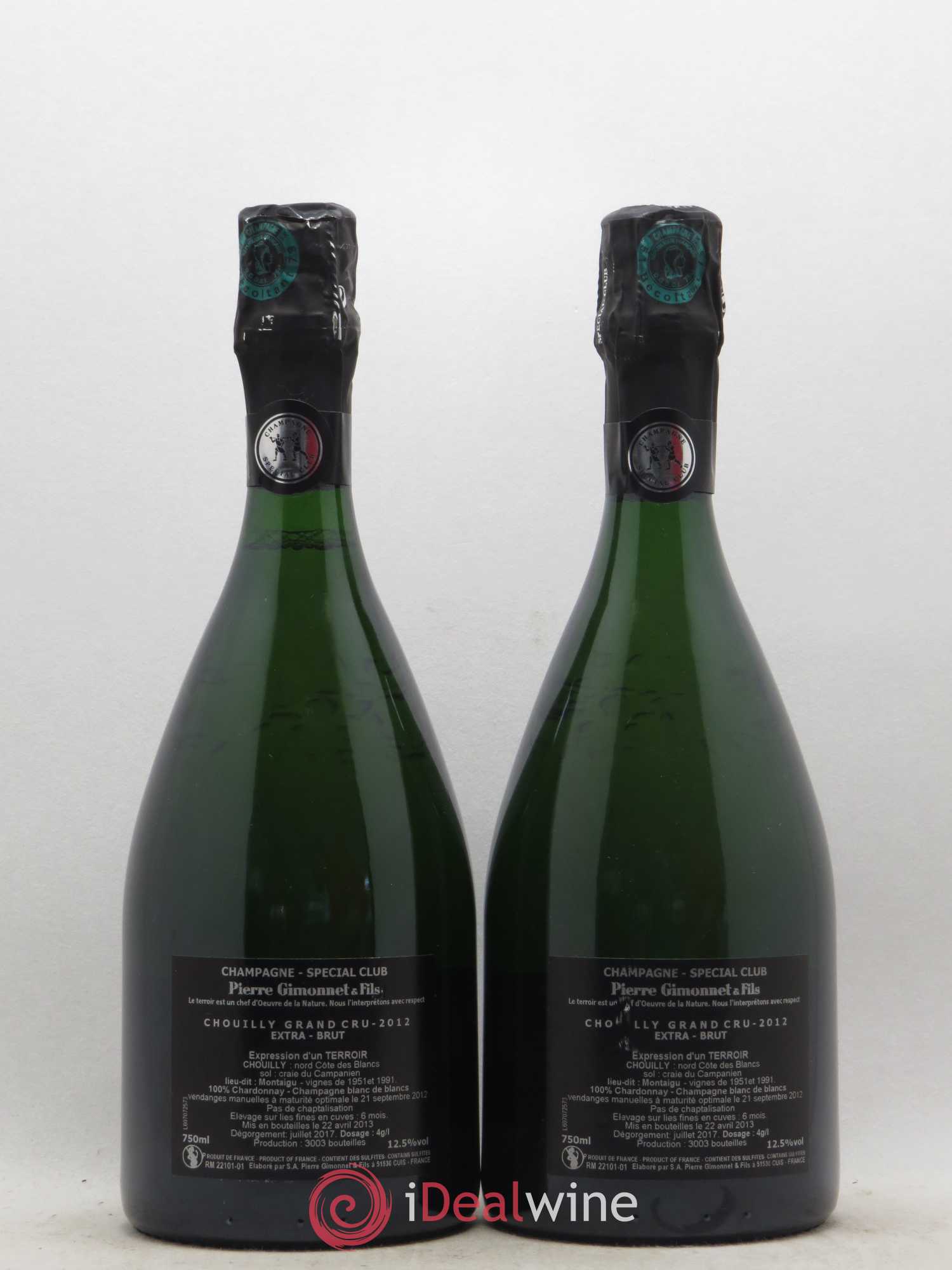 Special Club Pierre Gimonnet 2012 - Posten von 2 Flaschen - 1