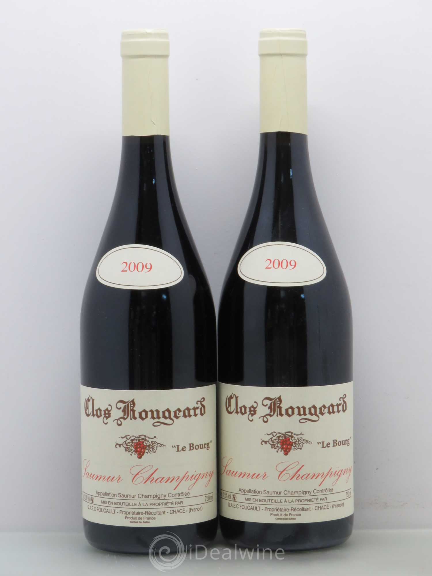 Saumur-Champigny Le Bourg Clos Rougeard 2009 - Lot de 2 bouteilles - 0