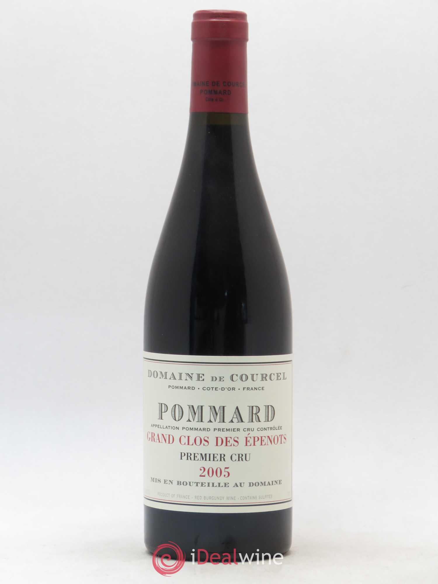 Pommard 1er Cru Grand Clos des Epenots de Courcel (Domaine) 2005 - Lot de 1 bouteille - 0
