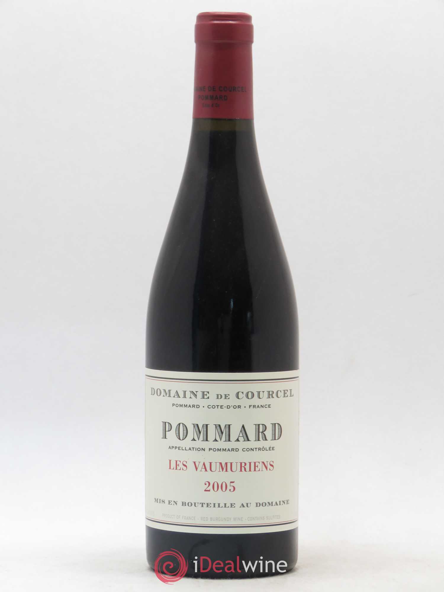 Pommard Les Vaumuriens de Courcel (Domaine) 2005 - Lot de 1 bouteille - 0