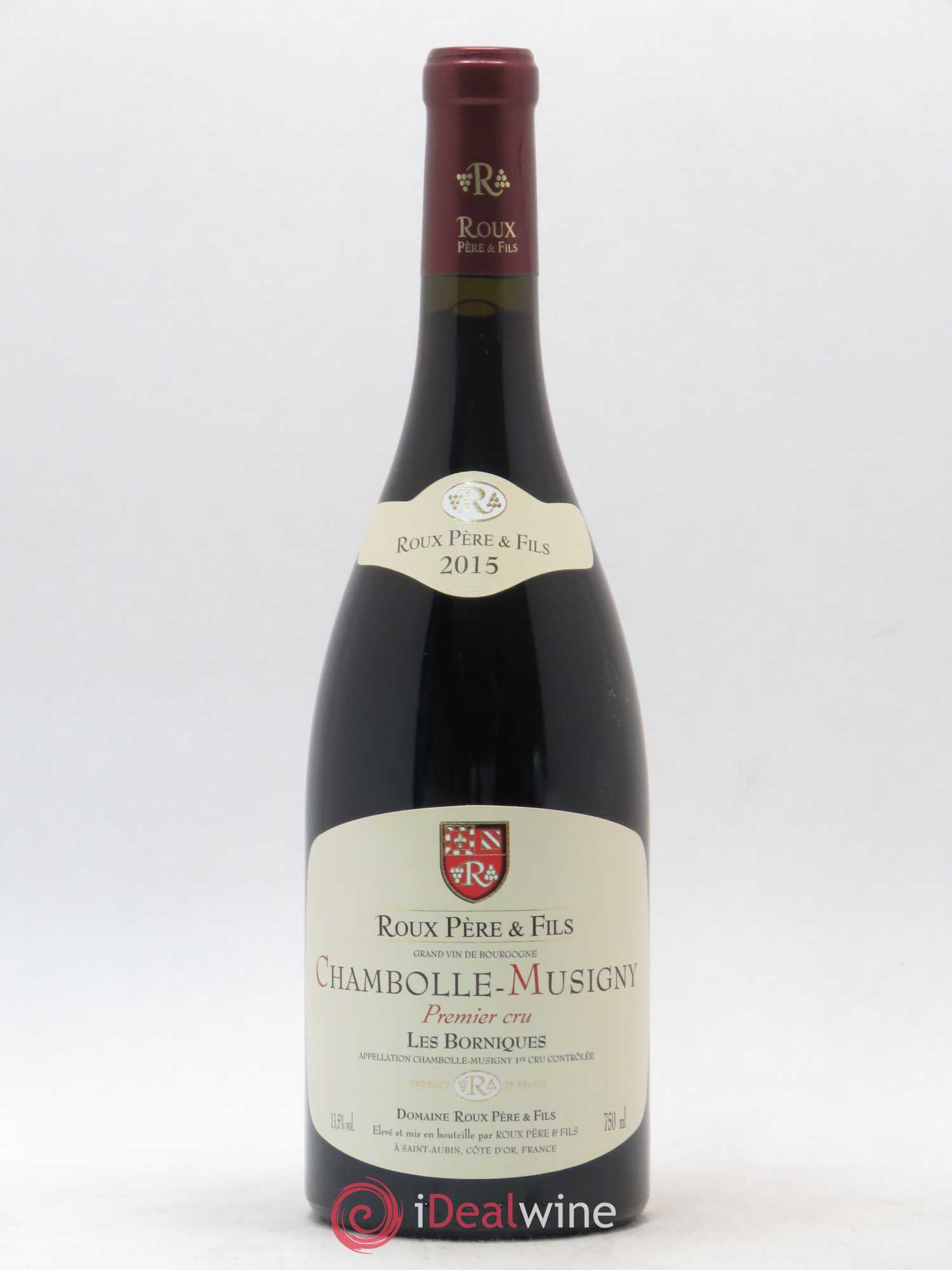 Chambolle-Musigny 1er Cru Les Borniques Roux & Fils 2015 - Lot de 1 bouteille - 0