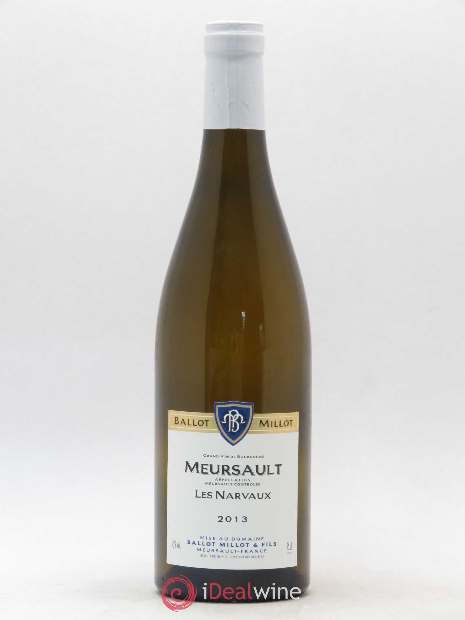 Meursault Les Narvaux Ballot Millot 2013 - Posten von 1 Flasche - 0
