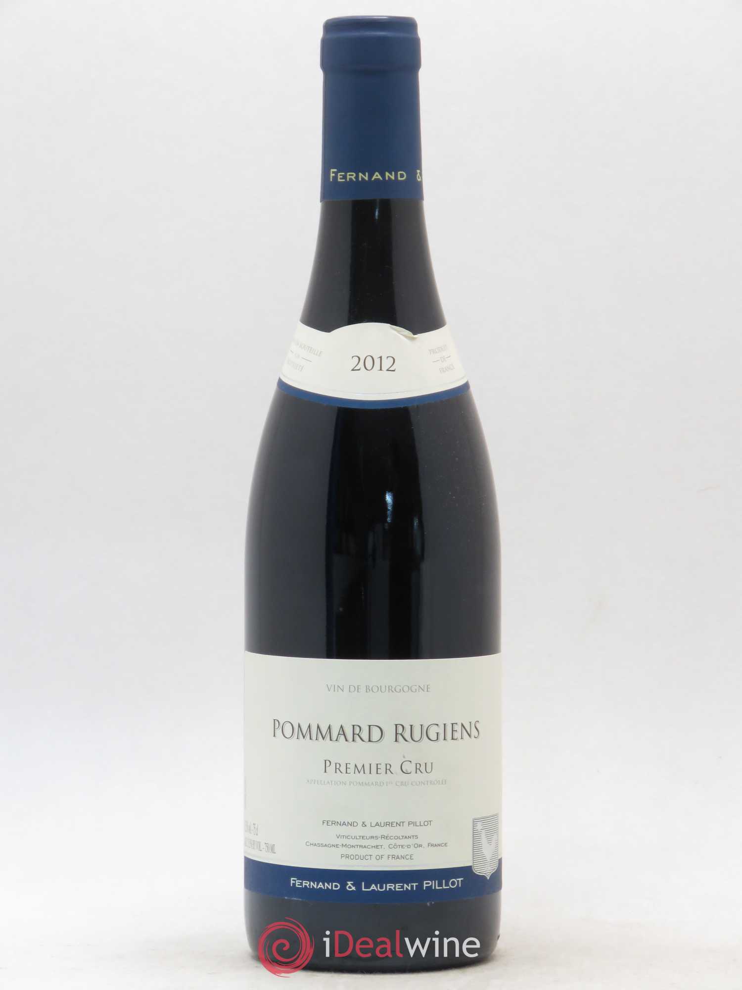 Pommard 1er Cru Rugiens Fernand et Laurent Pillot (Domaine) 2012 - Lot de 1 bouteille - 0