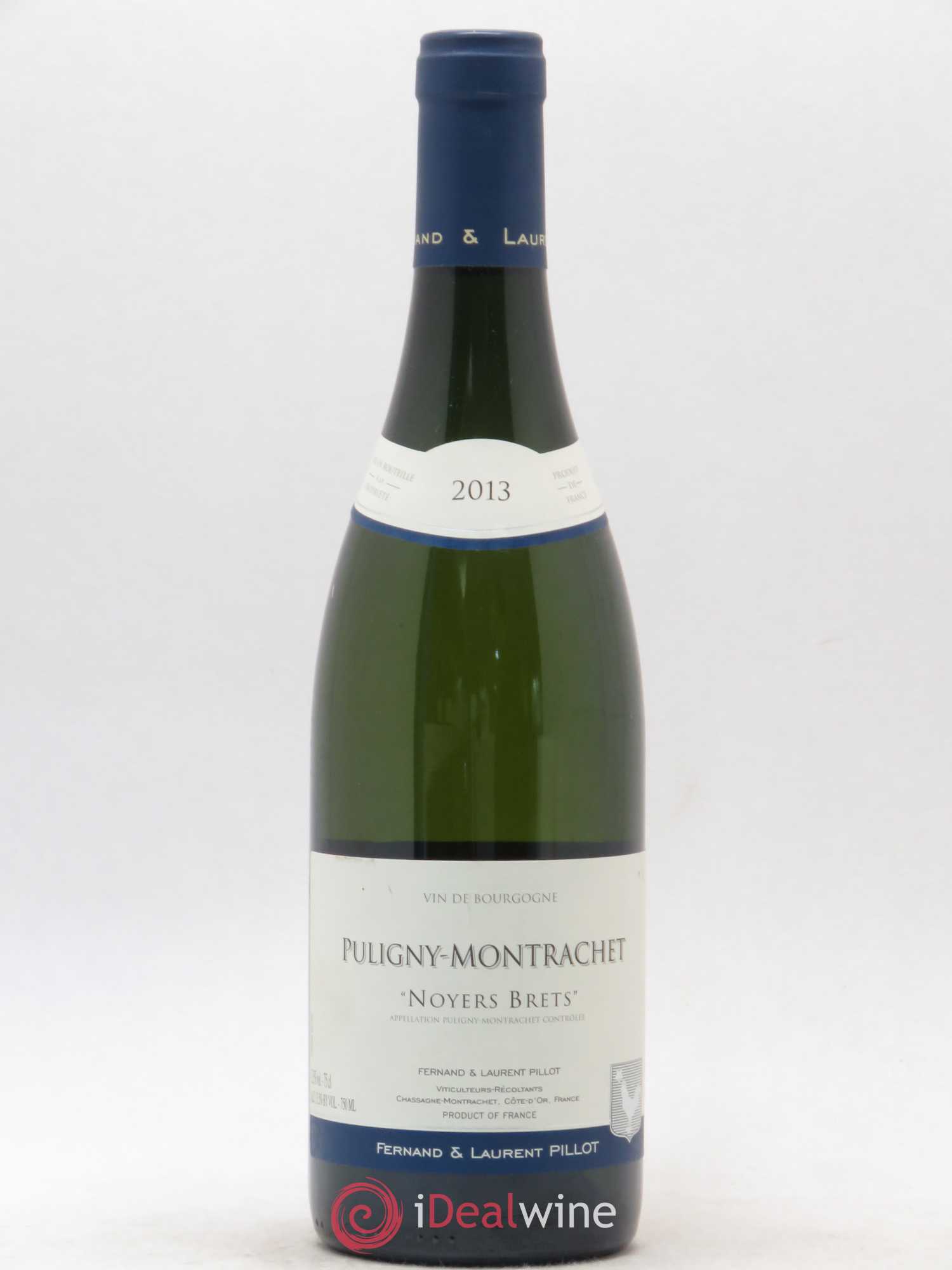 Puligny-Montrachet Noyers Brets Fernand et Laurent Pillot 2013 - Posten von 1 Flasche - 0