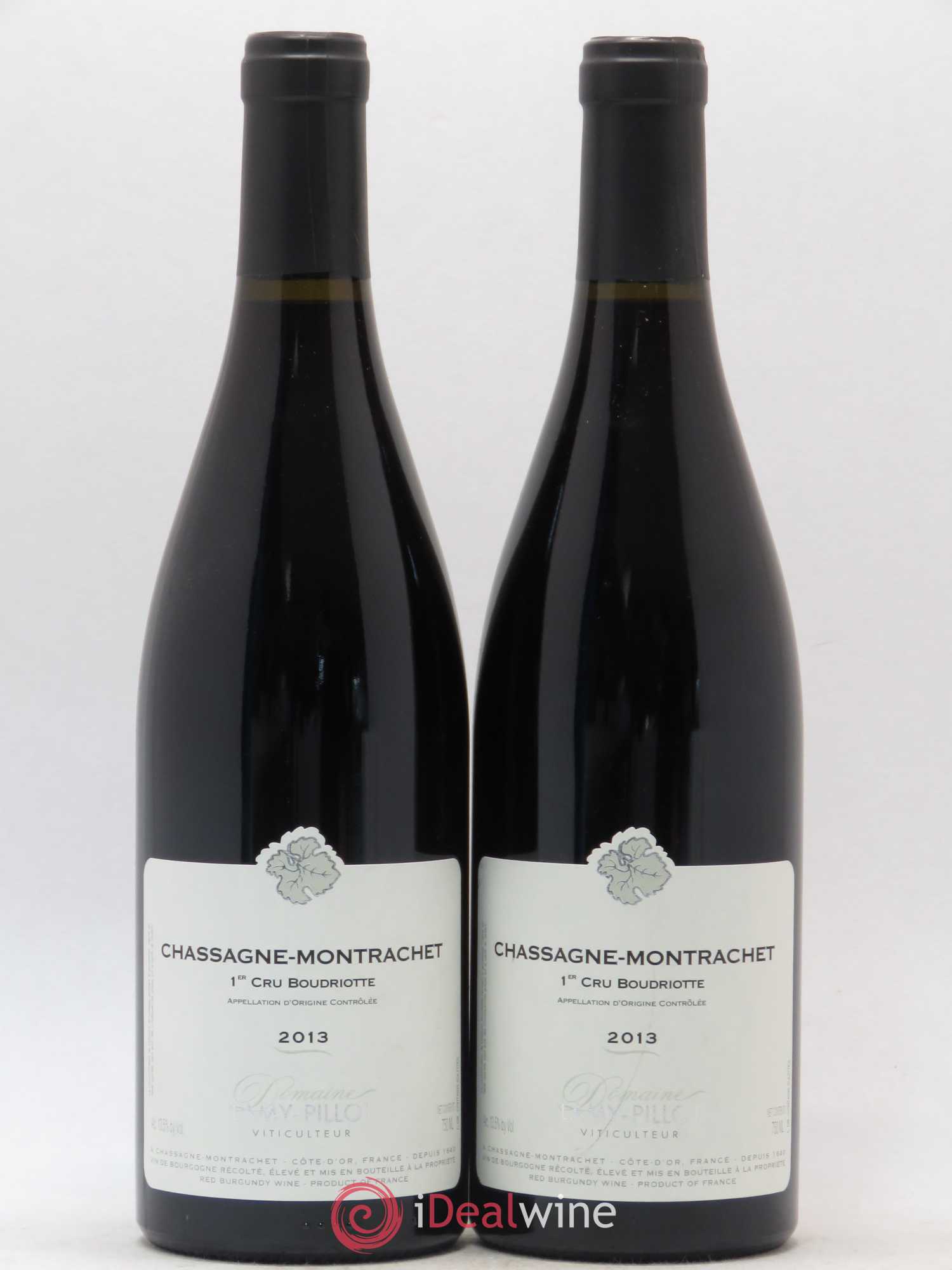 Chassagne-Montrachet 1er Cru Boudriotte Lamy Pillot 2013 - Posten von 2 Flaschen - 0