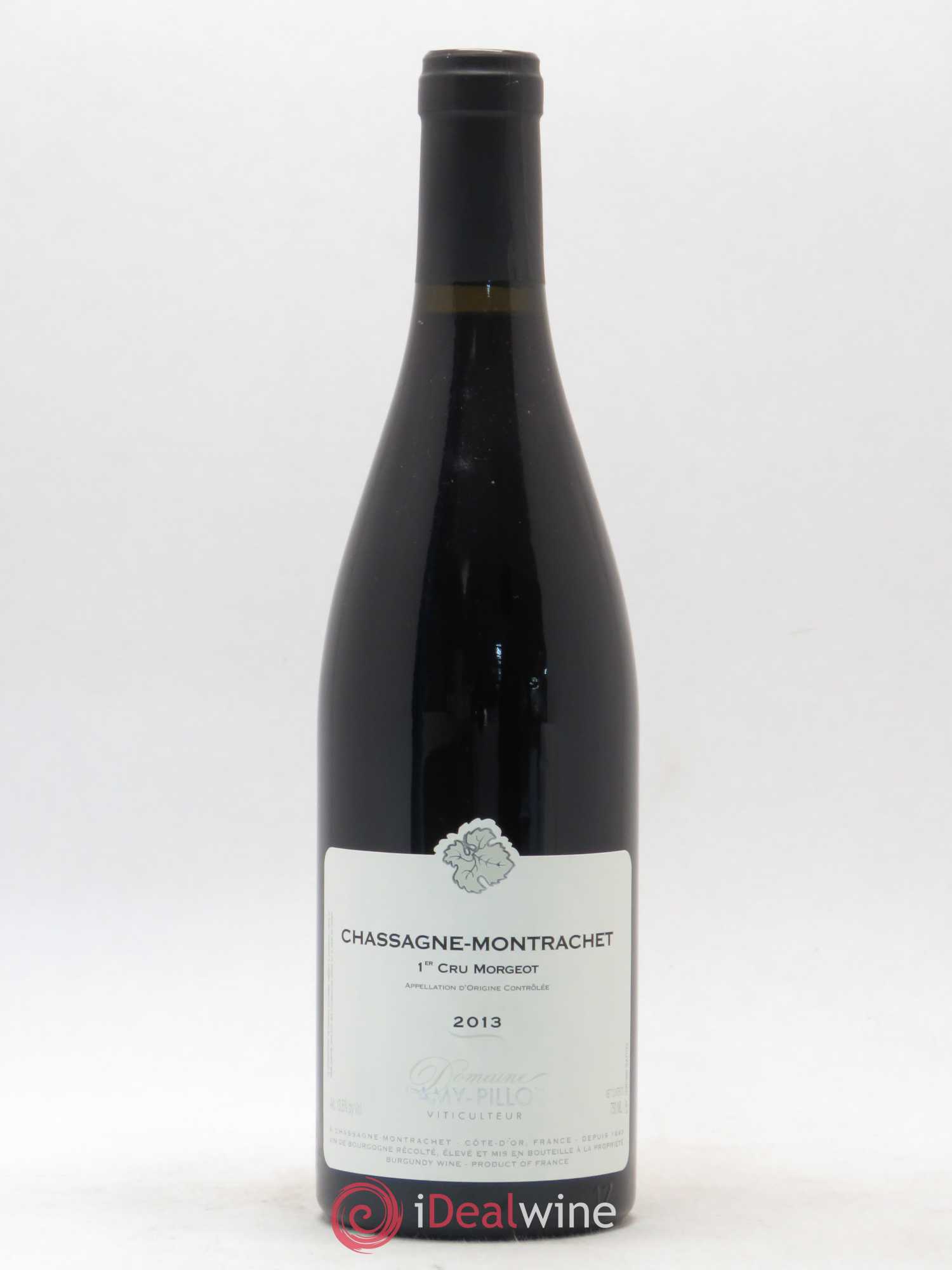 Chassagne-Montrachet 1er Cru Morgeot Lamy Pillot 2013 - Lot de 1 bouteille - 0