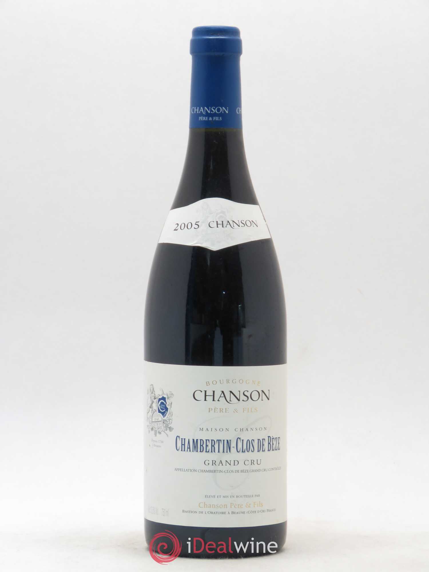 Chambertin Clos de Bèze Grand Cru Chanson 2005 - Lot de 1 bouteille - 0