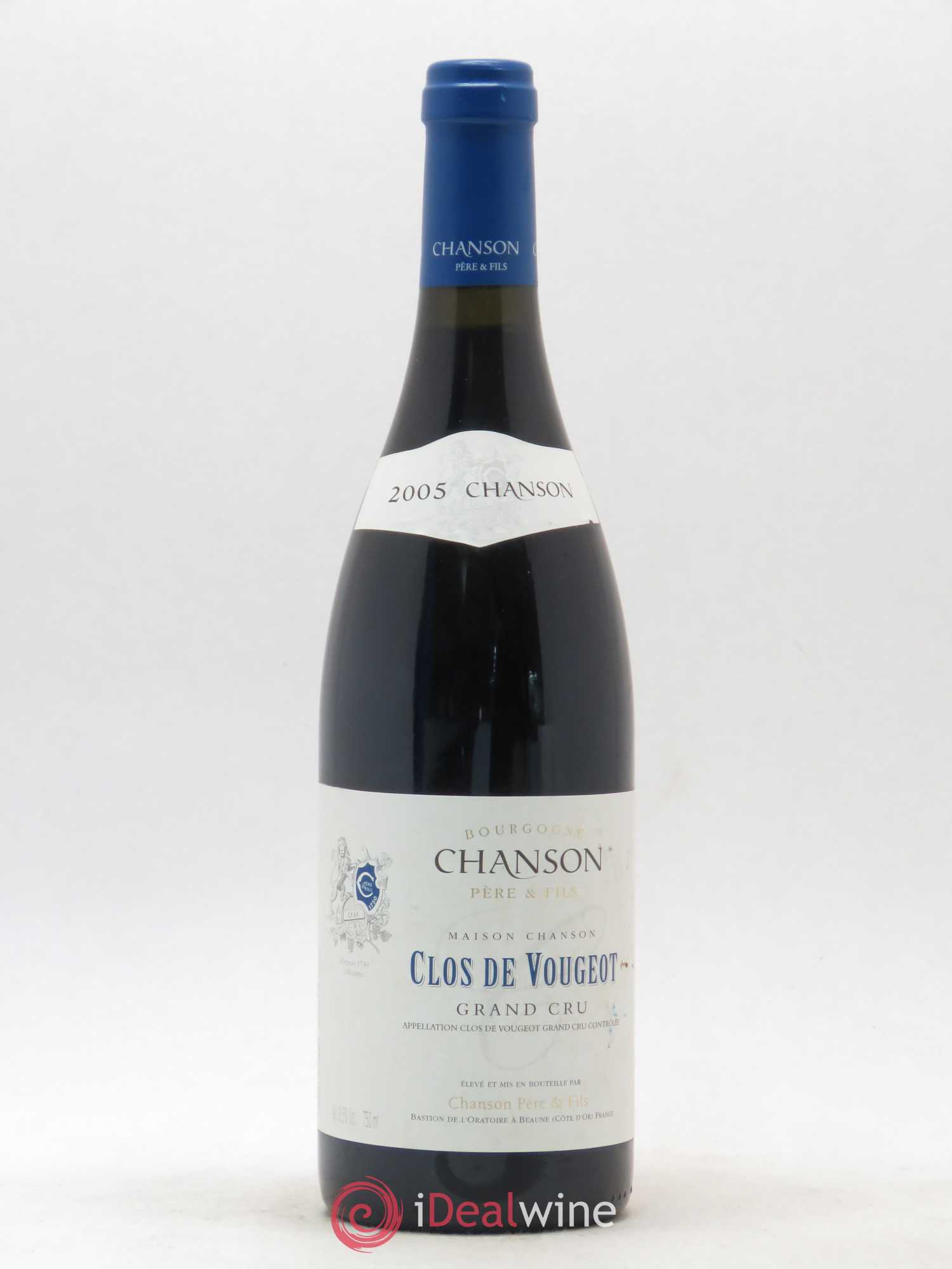 Clos de Vougeot Grand Cru Chanson 2005 - Lot de 1 bouteille - 0
