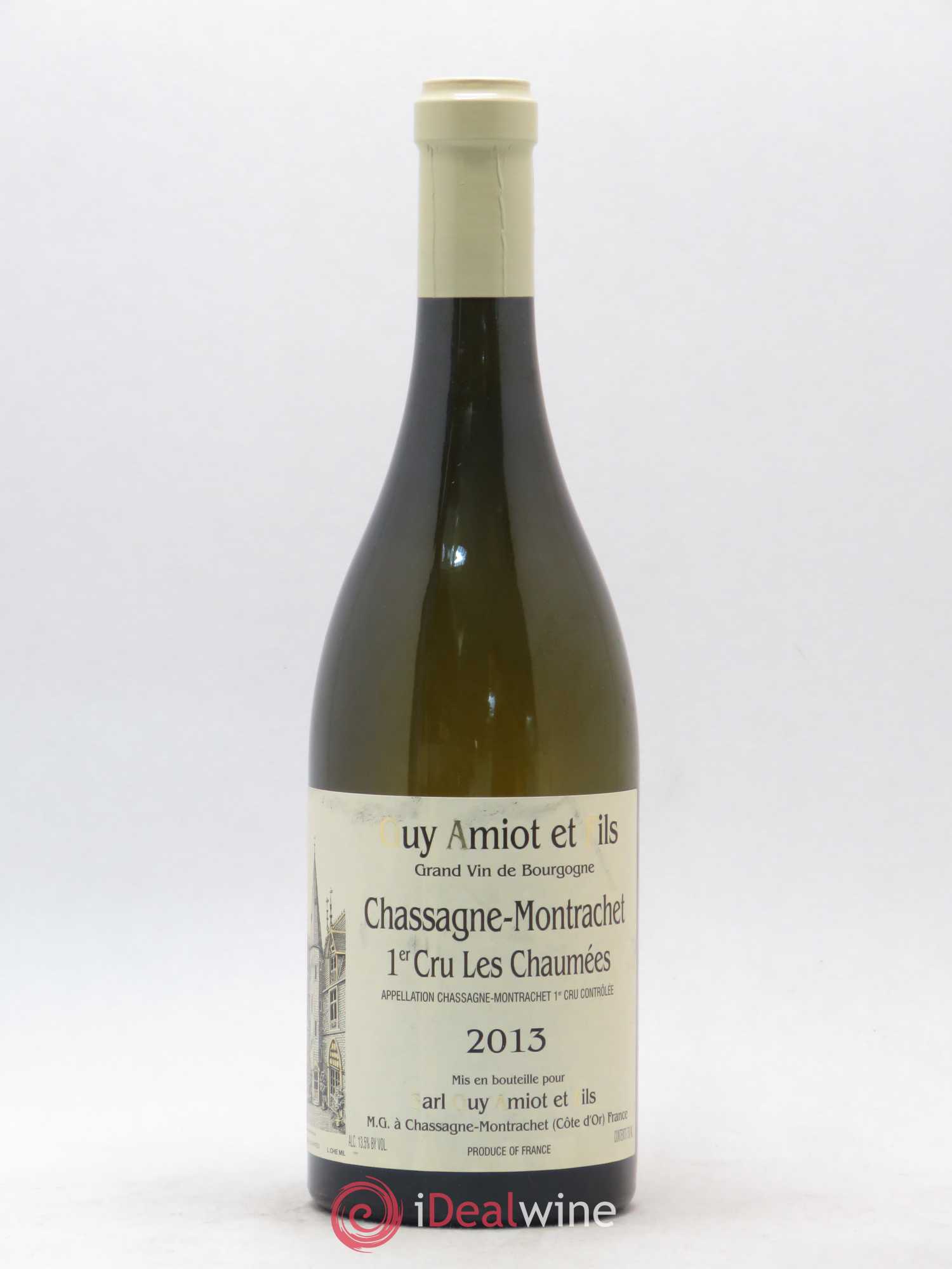 Chassagne-Montrachet 1er Cru Les Chaumées Guy Amiot & Fils 2013 - Lot de 1 bouteille - 0