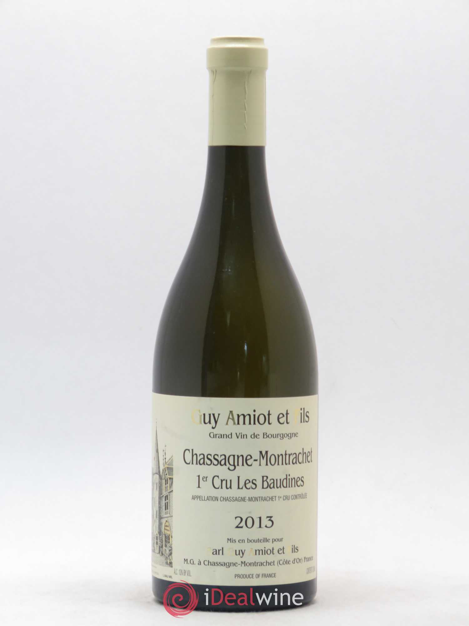 Chassagne-Montrachet 1er Cru Les Baudines Guy Amiot & Fils 2013 - Lotto di 1 bottiglia - 0